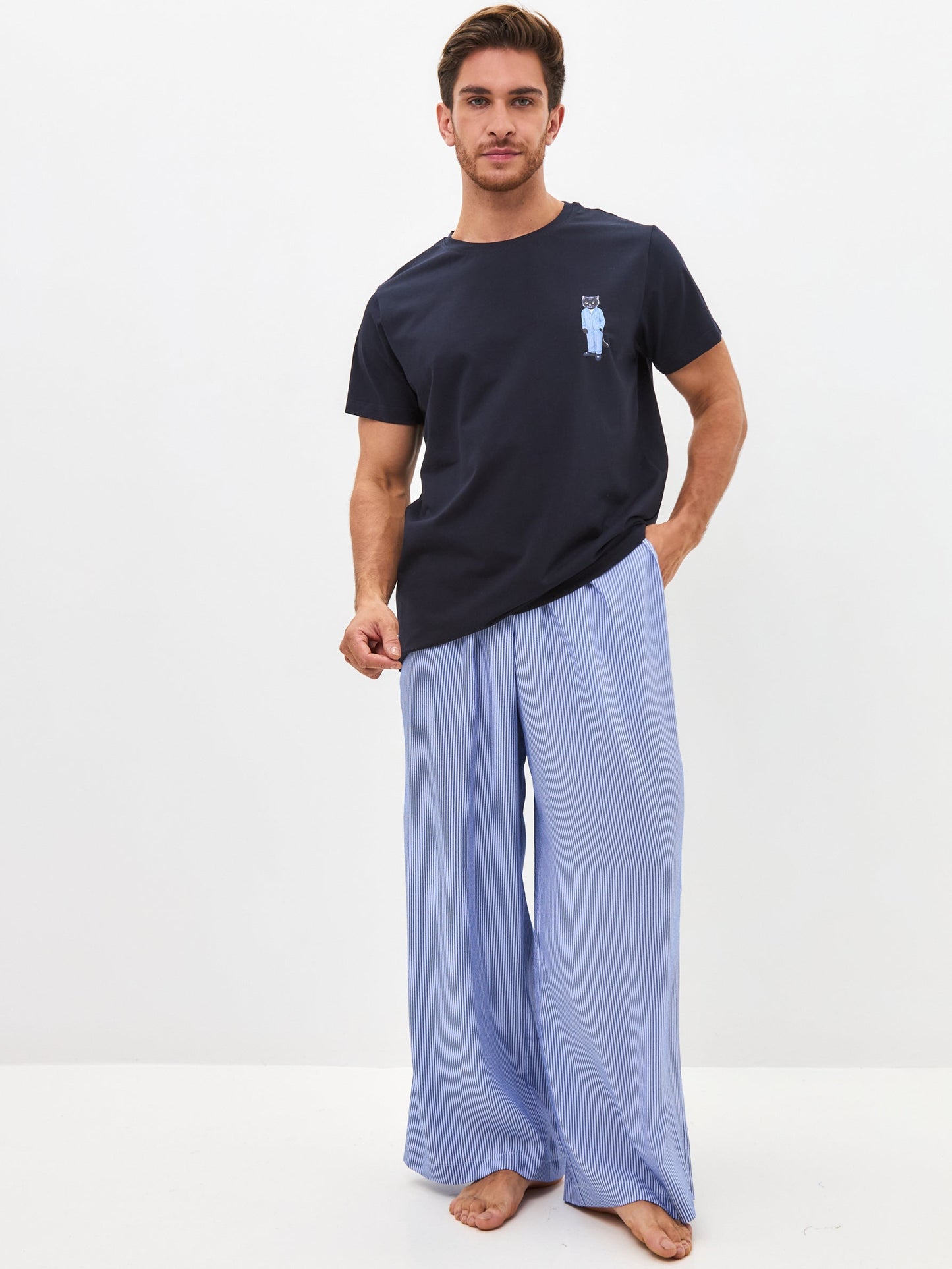 Blue pajama CATSLEEPM