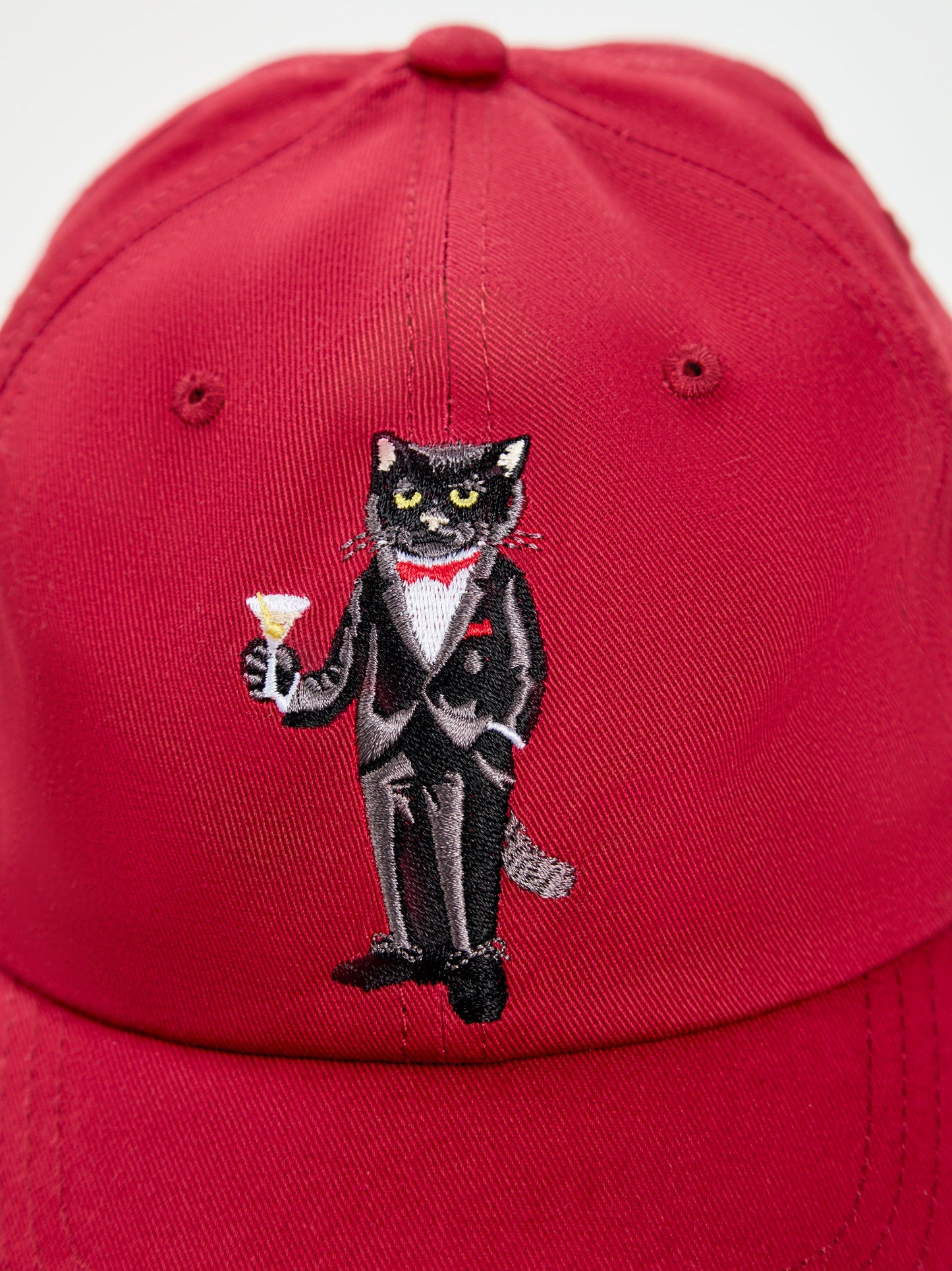 Cap maroon with DANDY CAT