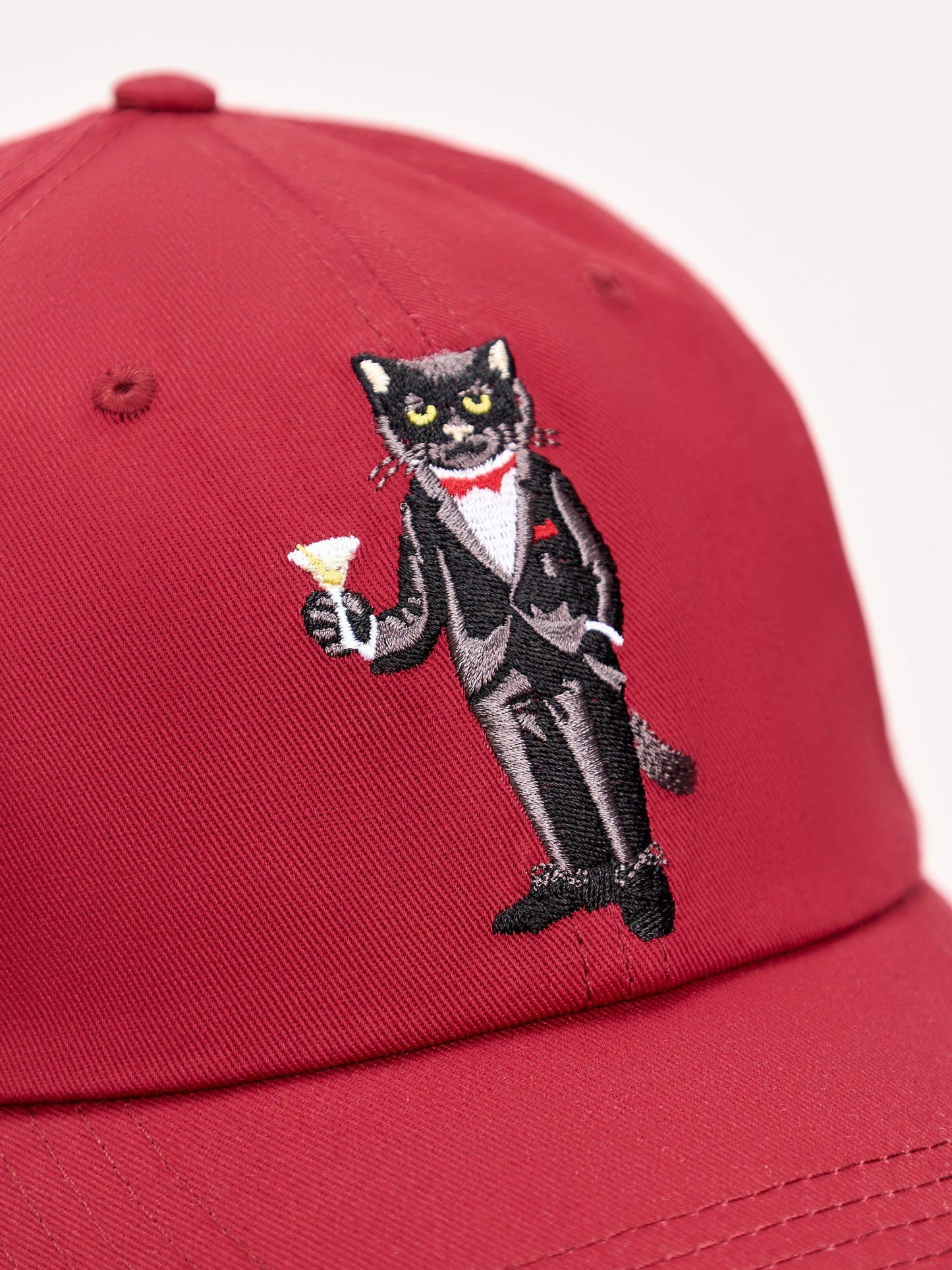 Cap maroon with DANDY CAT