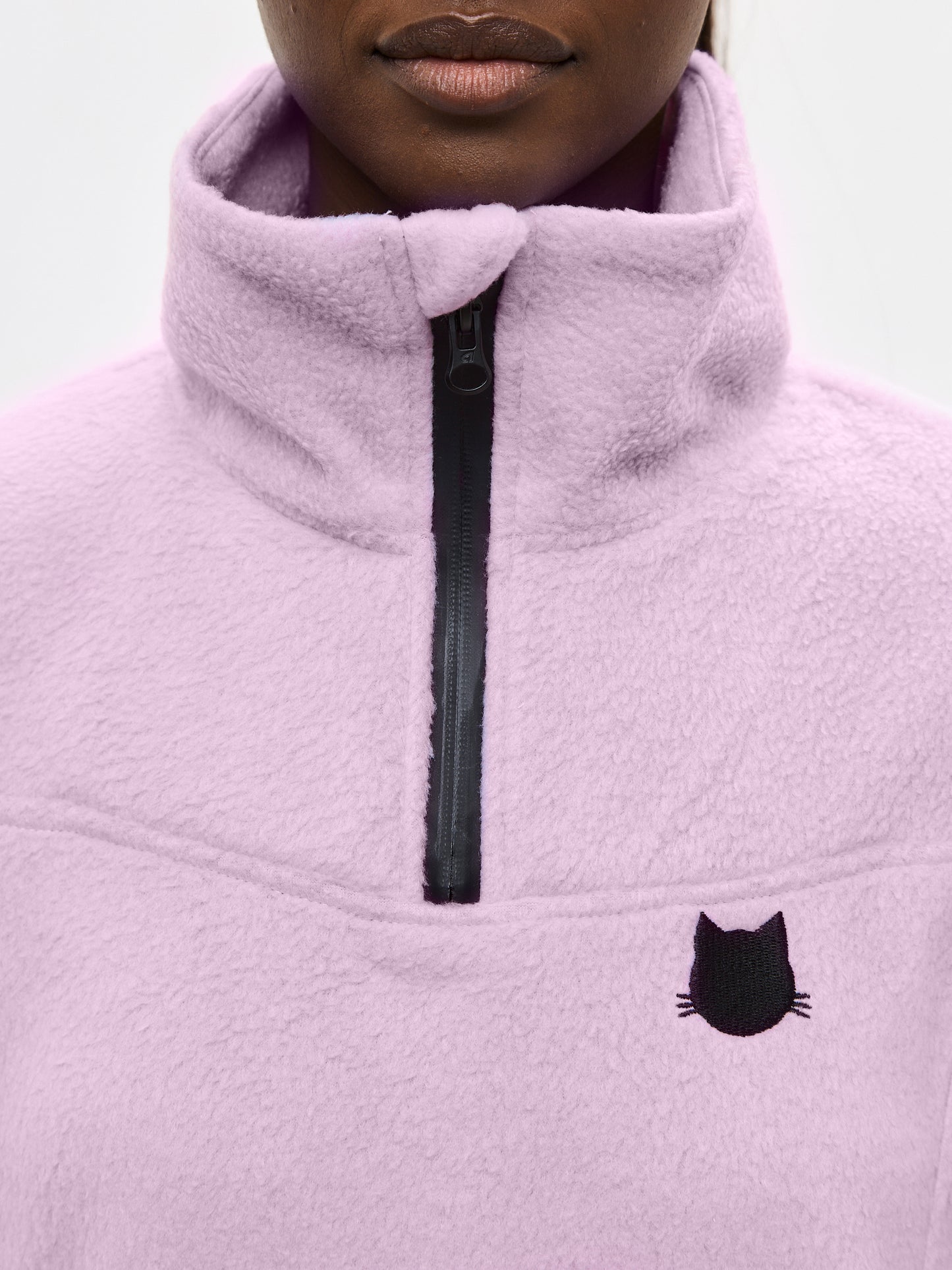 Sudadera polar violeta CATFLEES 