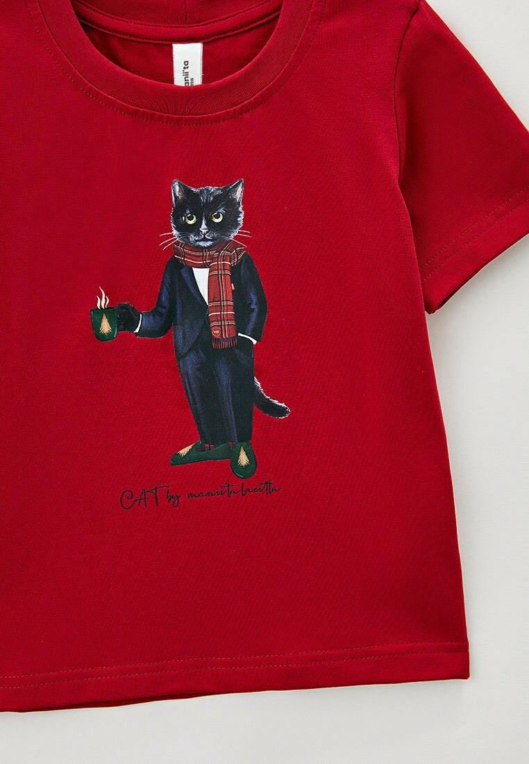 Printed T-shirt NEW YEAR CAT  Maniita Lacitta.