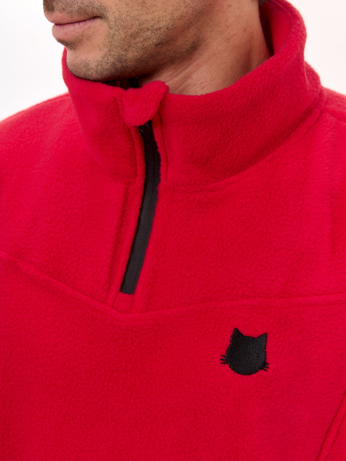 Red Fleece sweatshirt CATFLEESM