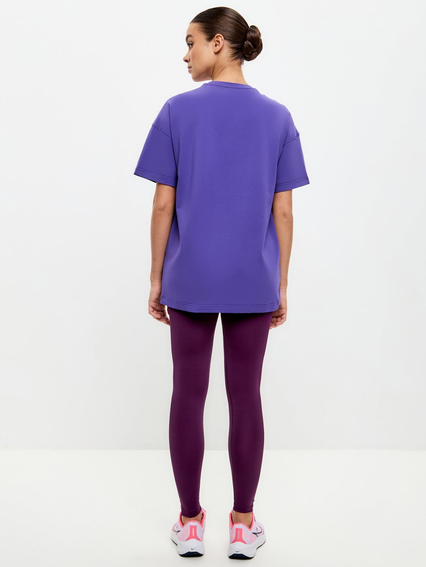 Purple Printed oversized T-shirt SPORT CAT