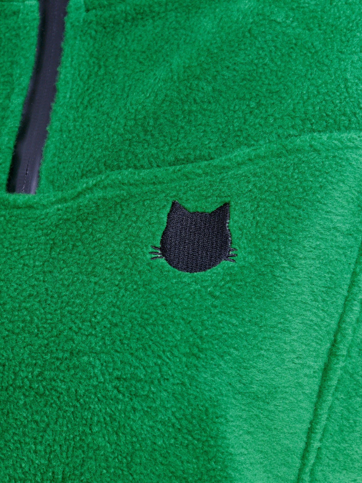 Green Fleece sweatshirt CATFLEES