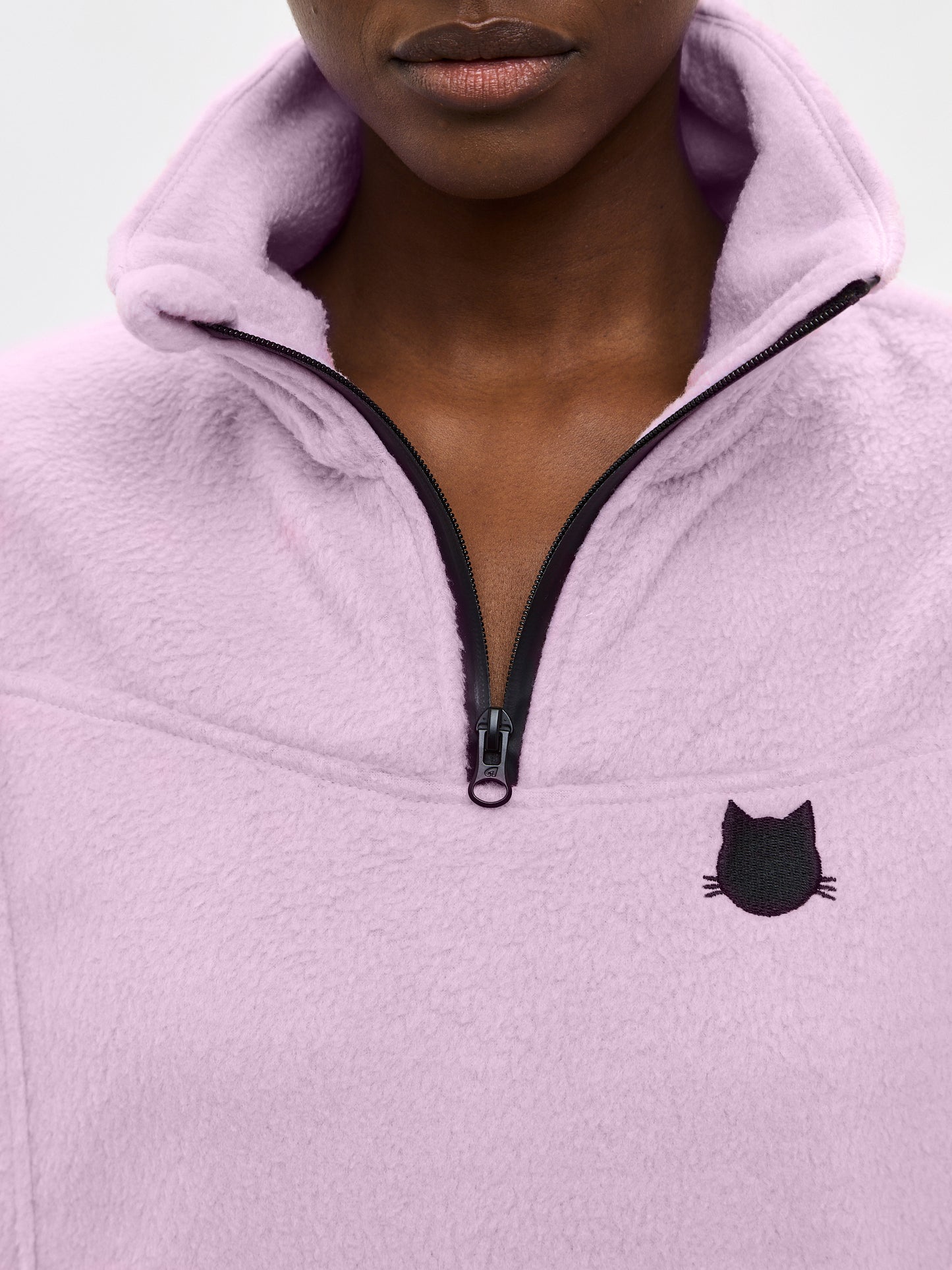 Sudadera polar violeta CATFLEES 