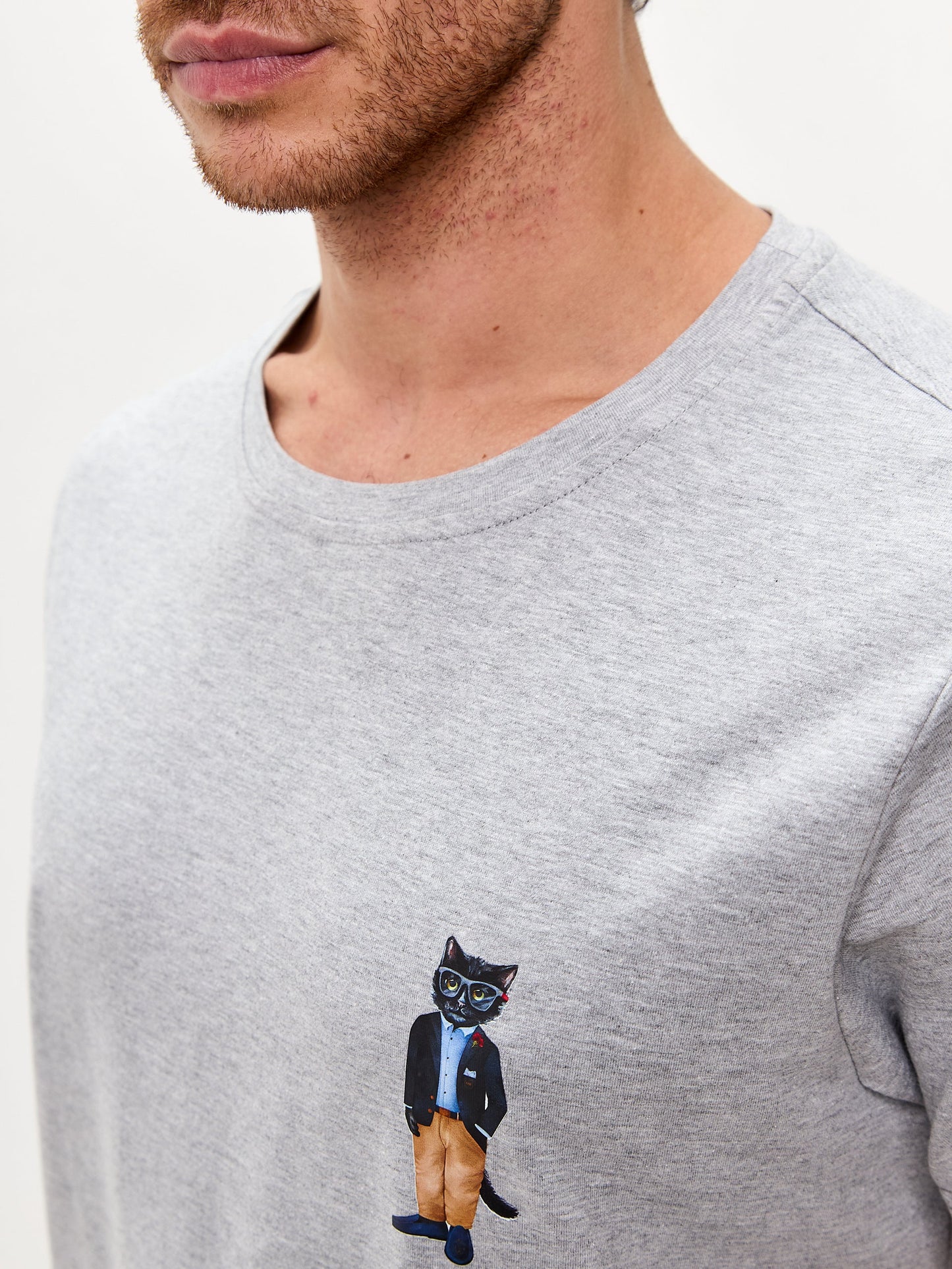 Grey Printed T-shirt REGATTA CAT