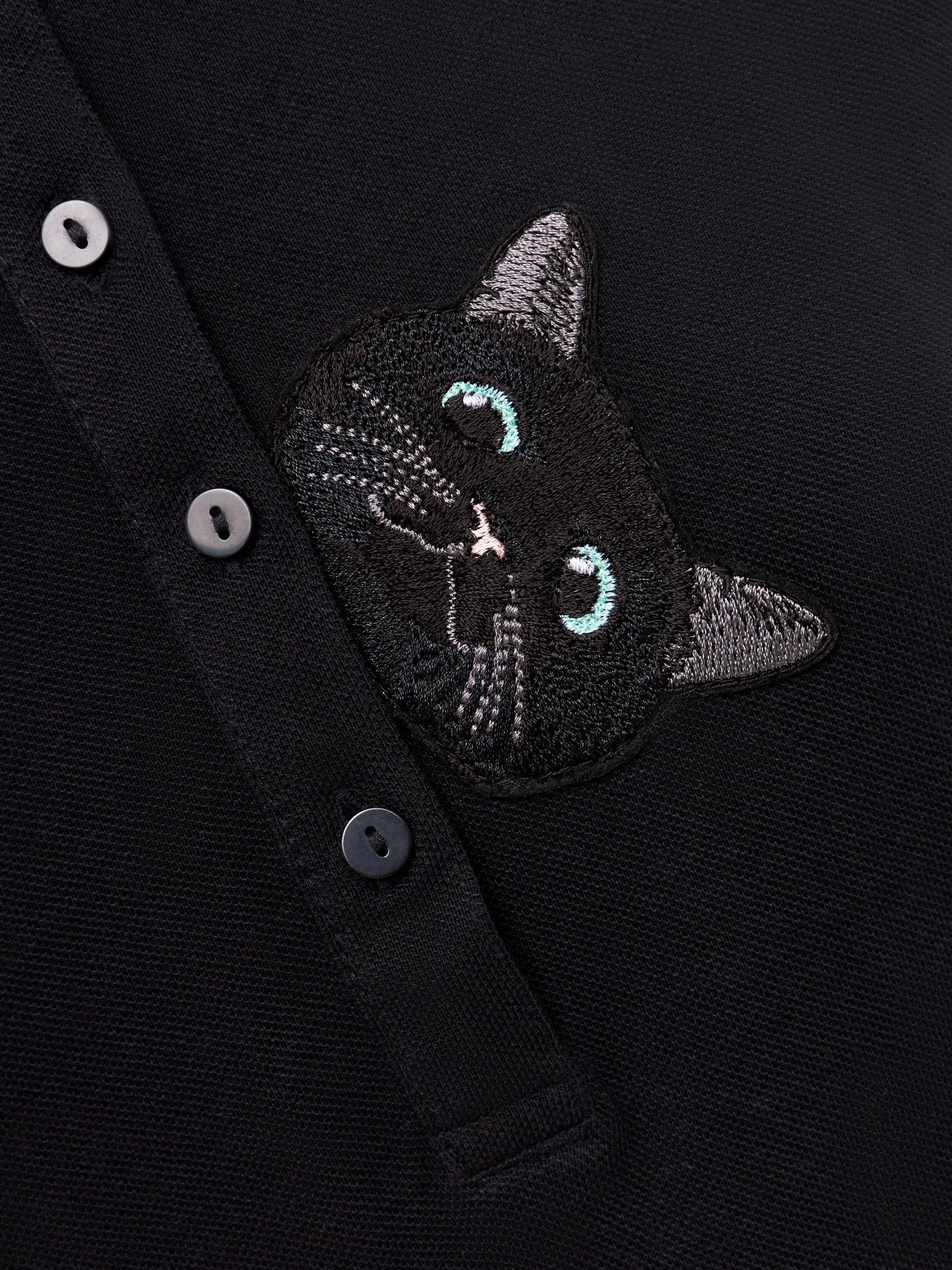 Camiseta estampada negra DANDY CAT