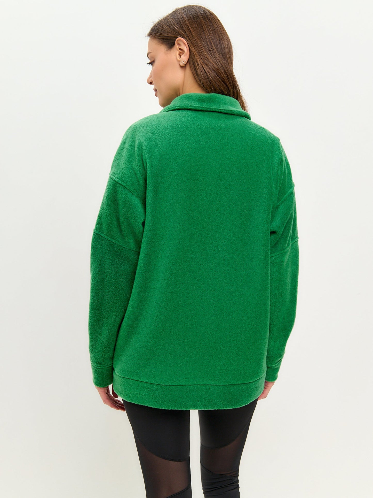 Green Fleece sweatshirt CATFLEES