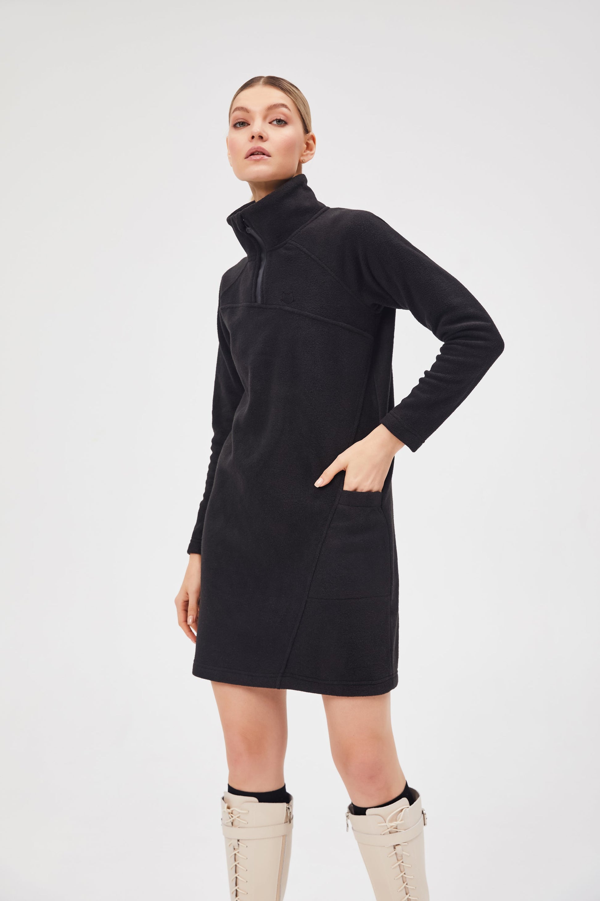 Black Fleece dress CATDREFLEES - Maniita Lacitta