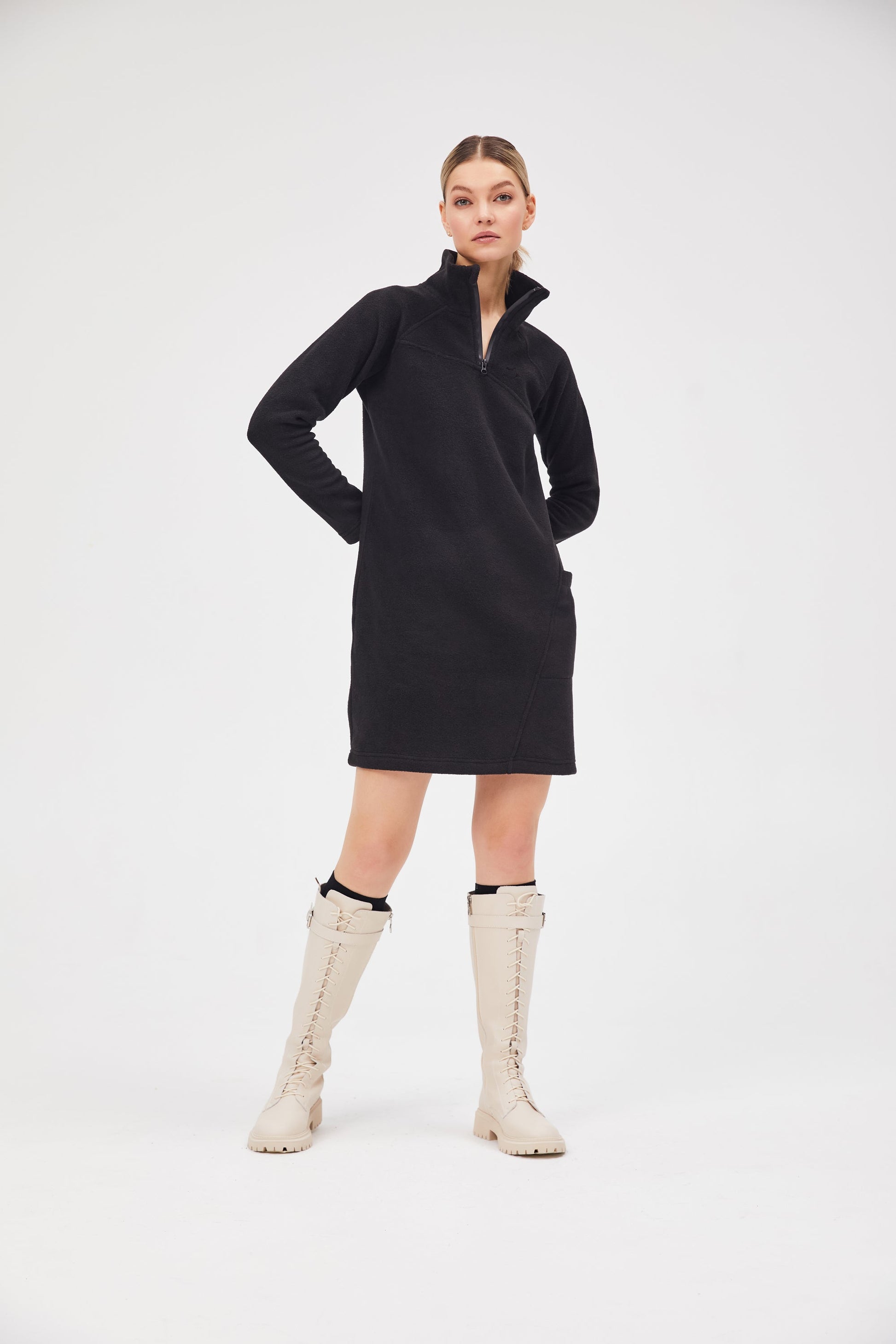 Black Fleece dress CATDREFLEES - Maniita Lacitta