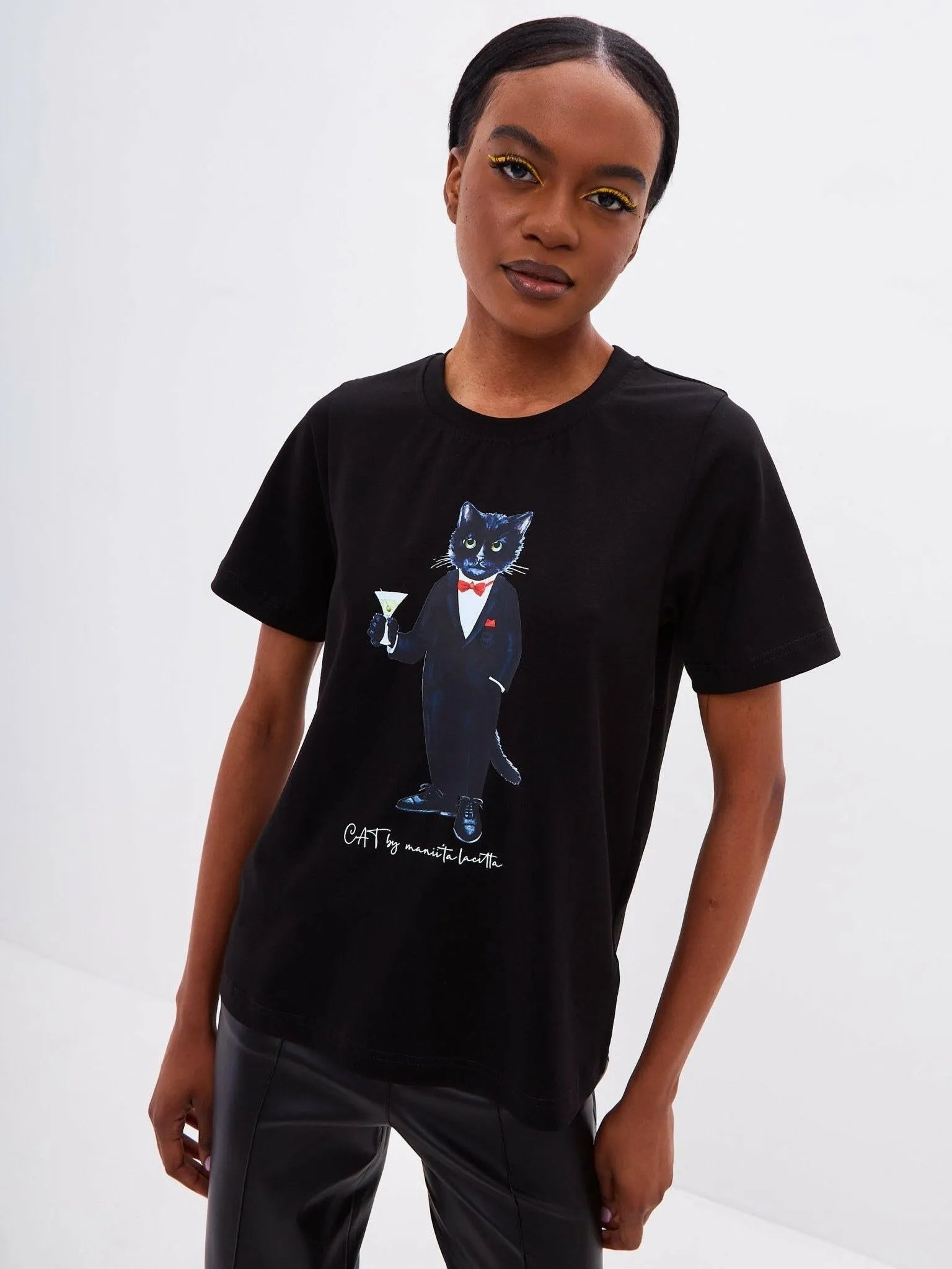 Printed T-shirt DANDY CAT - Maniita Lacitta