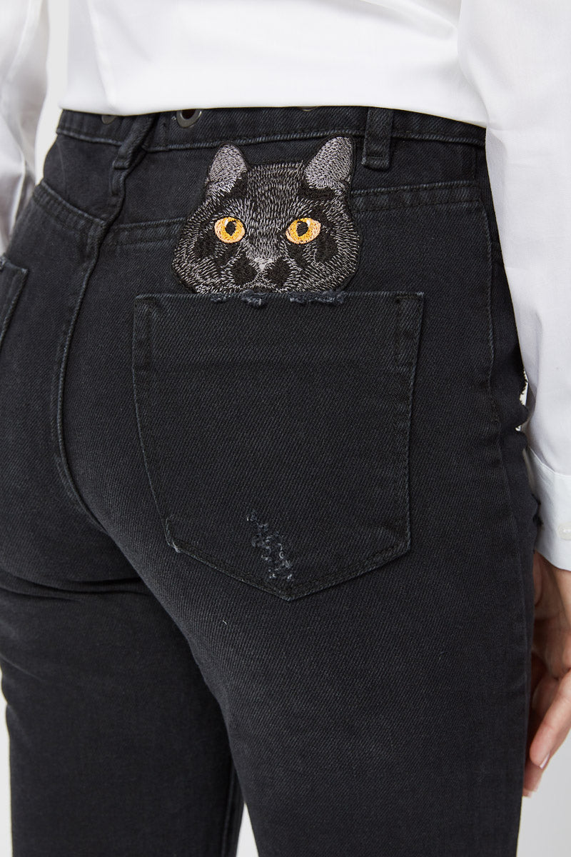 Black Women's jeans CAT - Maniita Lacitta