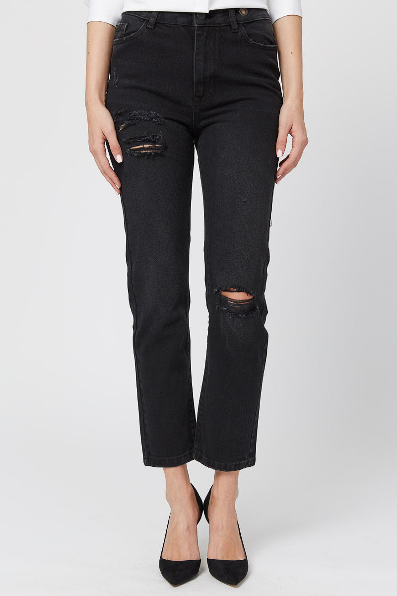 Black Women's jeans CAT - Maniita Lacitta