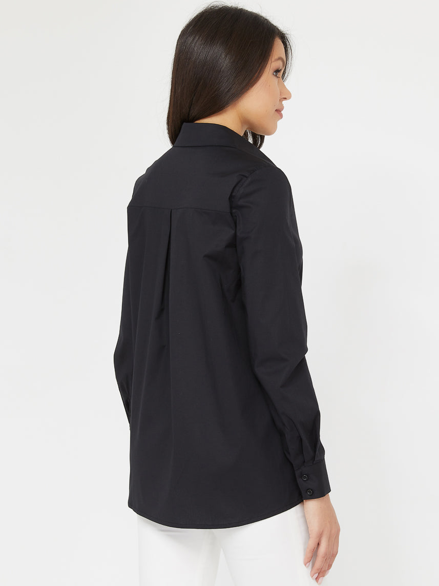 Black women's shirt CAT - Maniita Lacitta