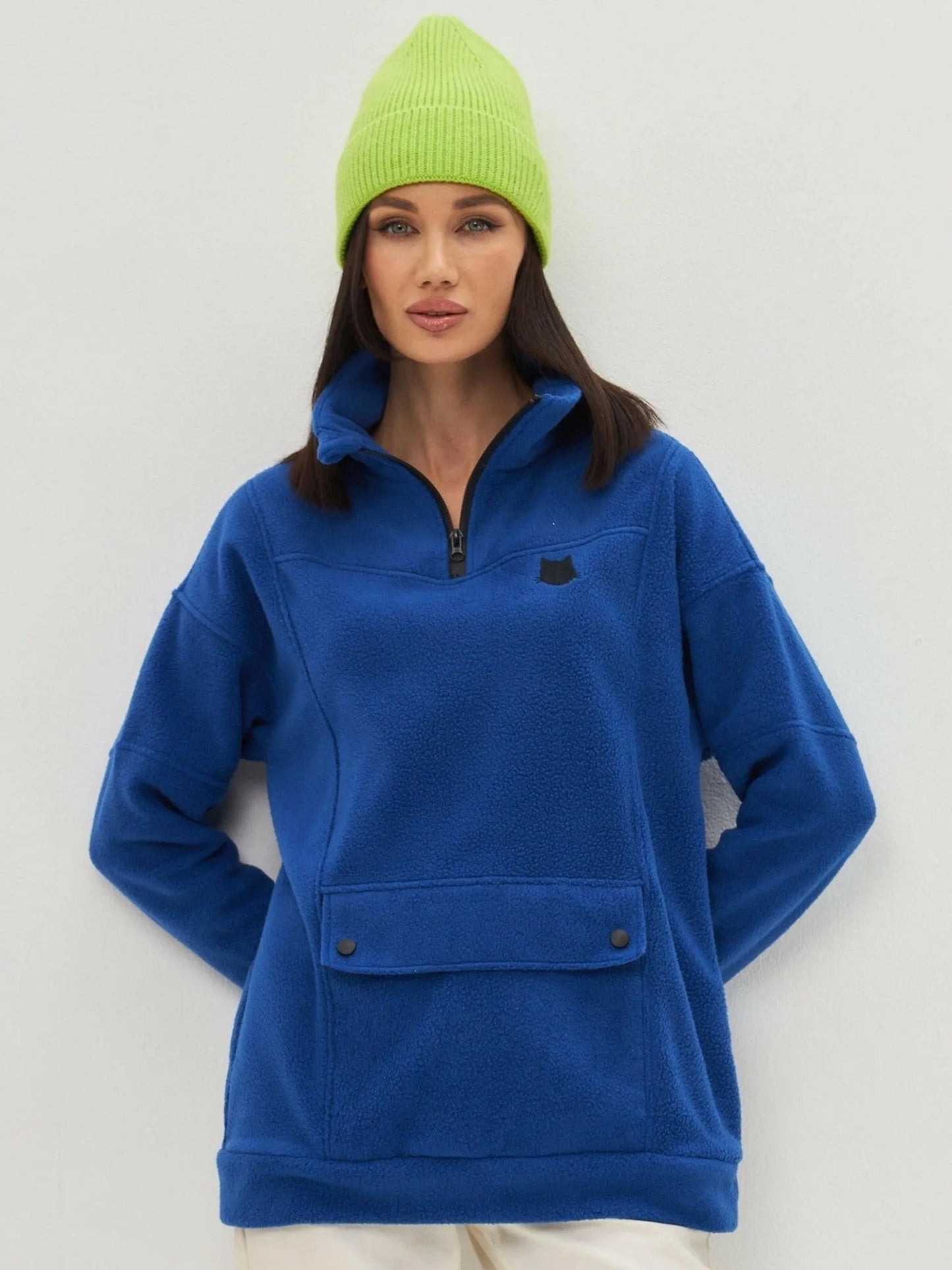 Fleece sweatshirt CATFLEES - Maniita Lacitta