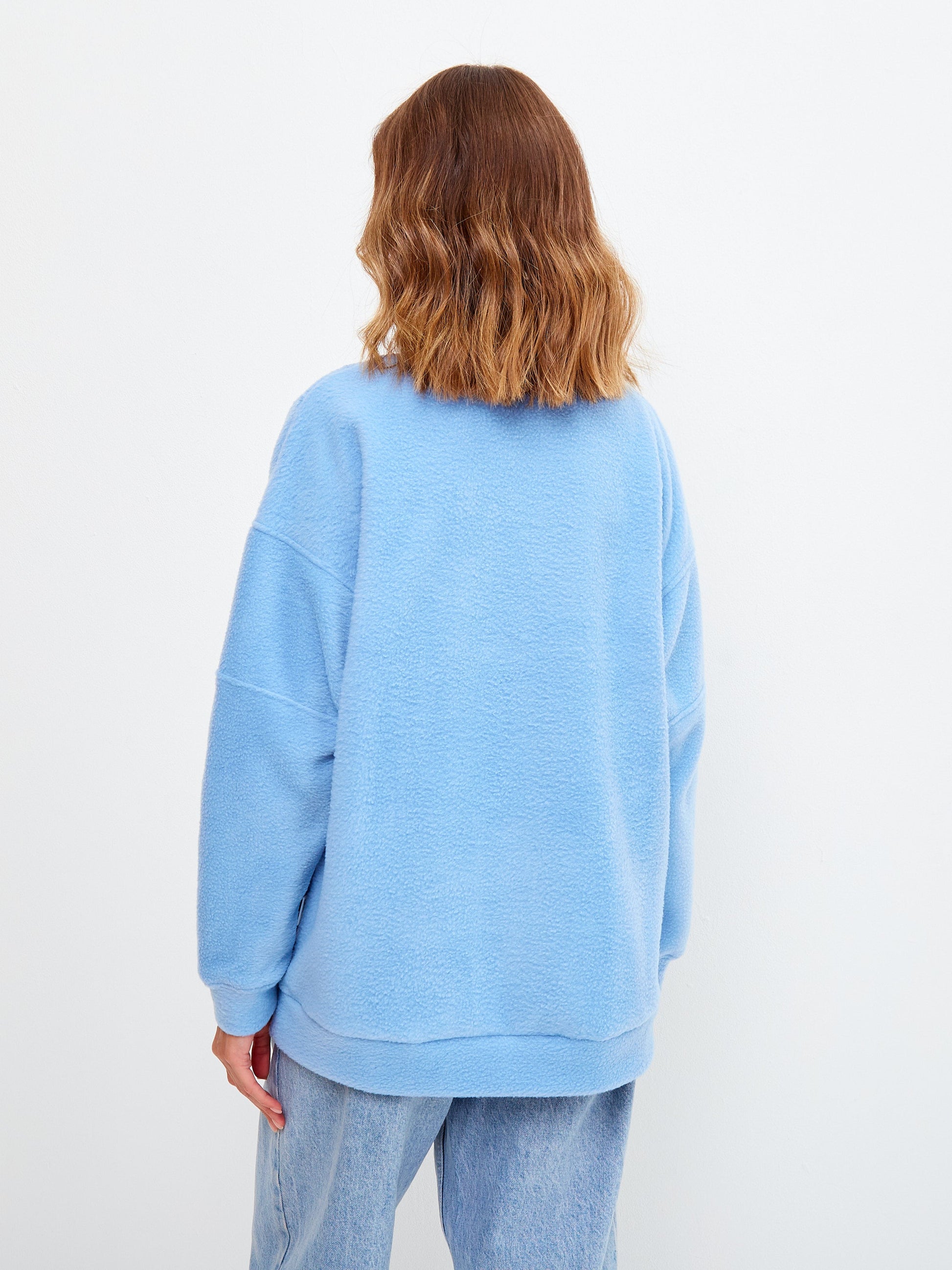 Blue Fleece sweatshirt - Maniita Lacitta