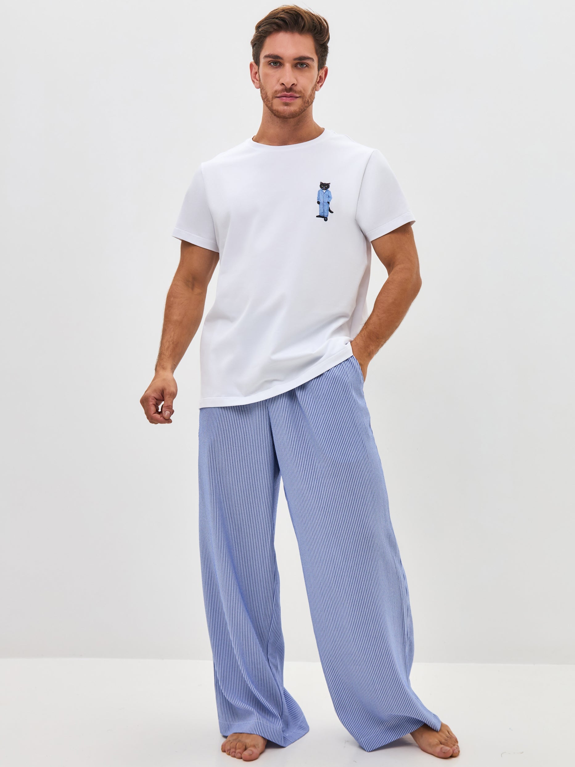 Blue pajama CATSLEEPM - Maniita Lacitta