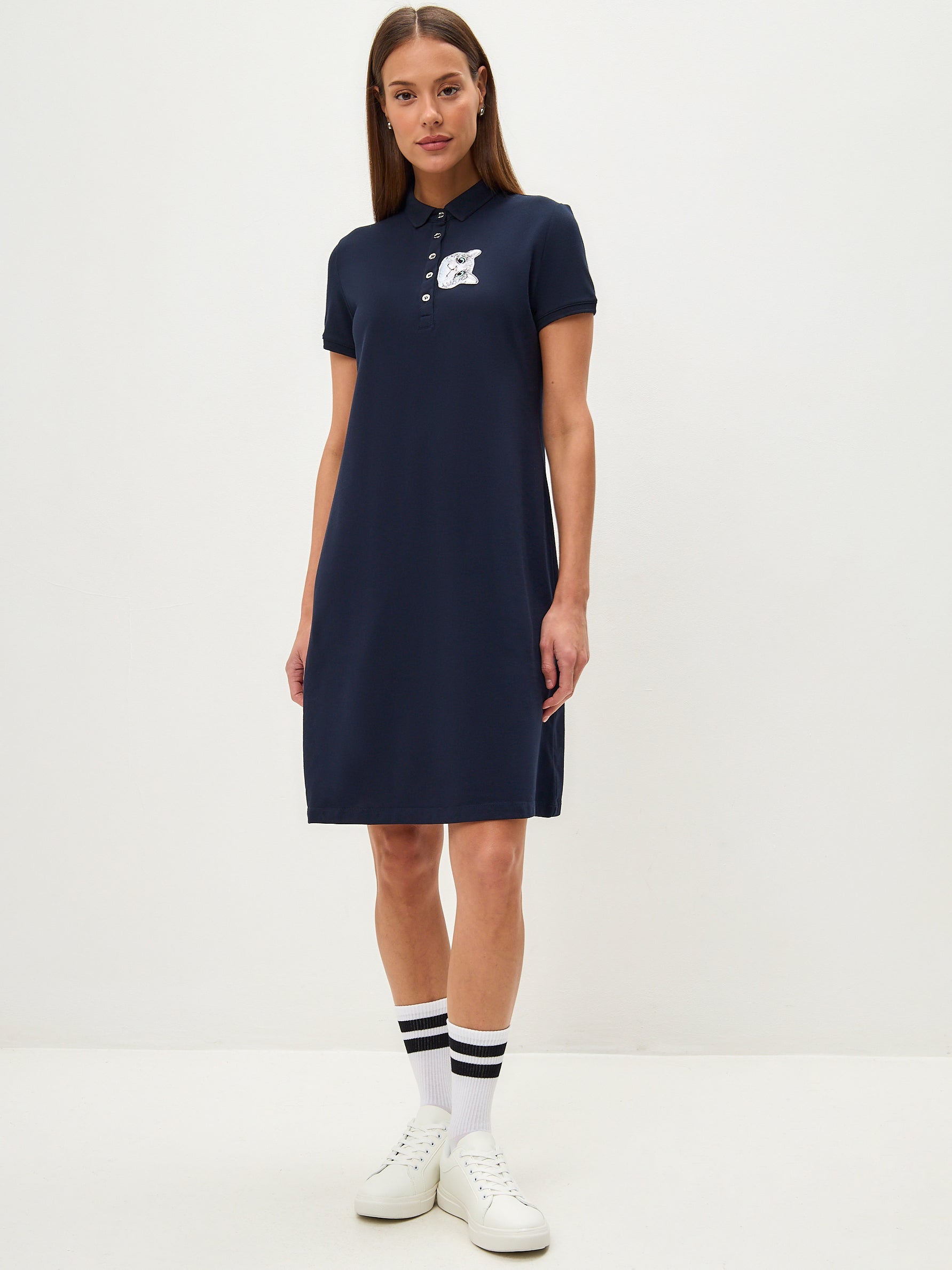 Blue Polo Dress CAT - Maniita Lacitta