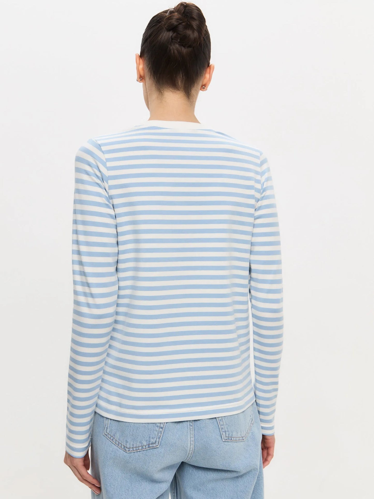 Blue Printed Longsleeve DENIM CAT - Maniita Lacitta