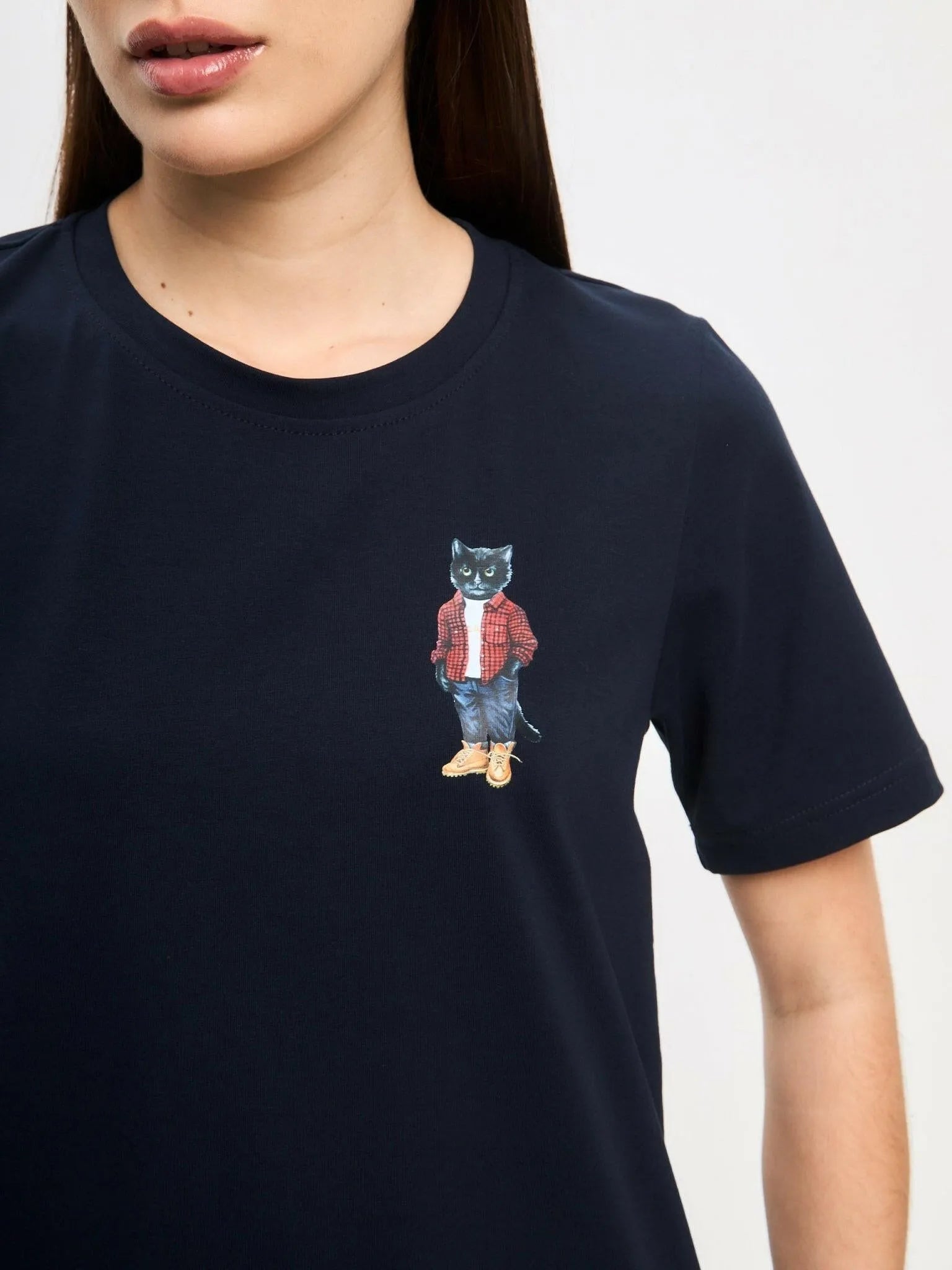 Printed T-shirt COUNTRY CAT - Maniita Lacitta