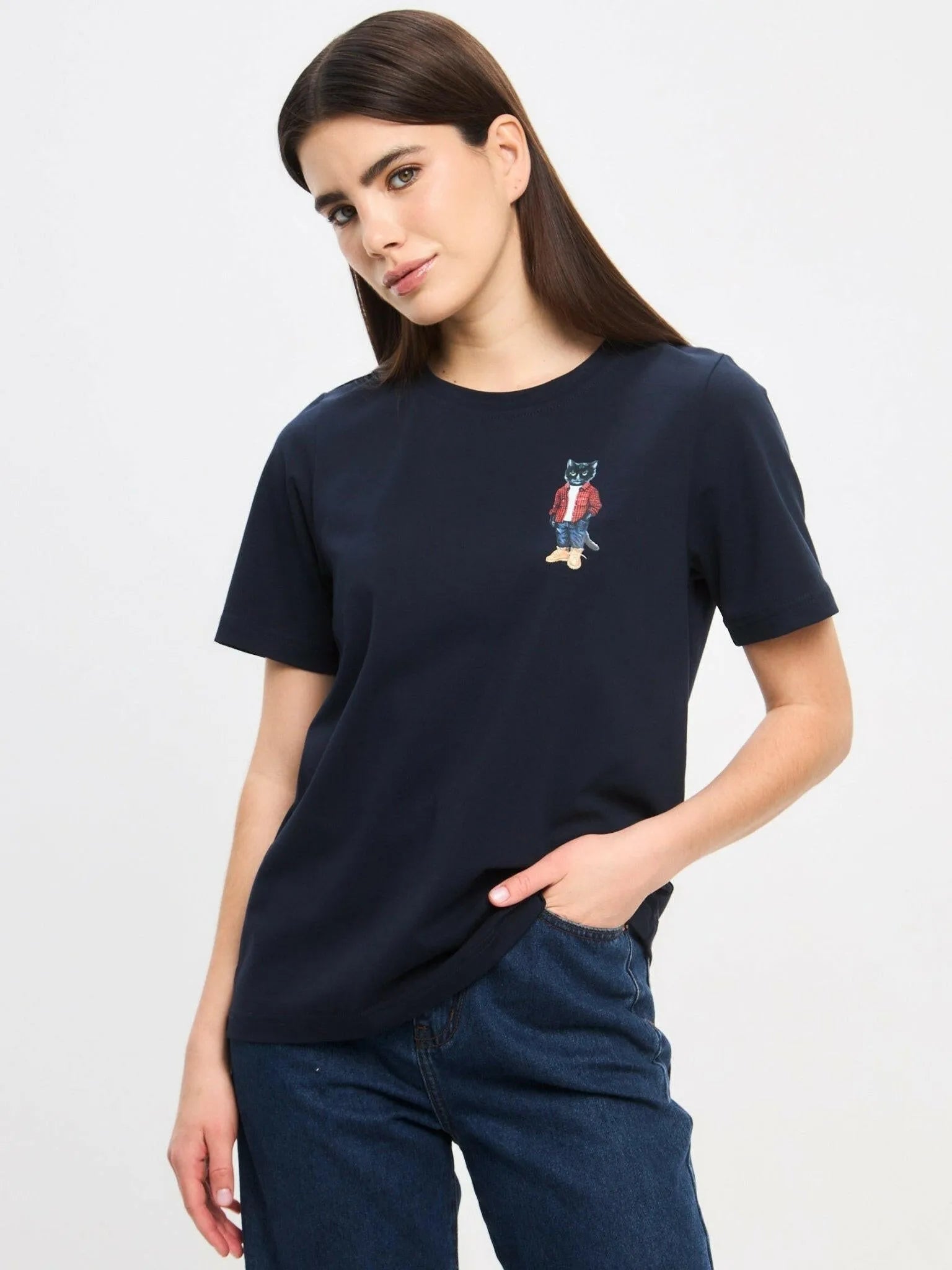 Printed T-shirt COUNTRY CAT - Maniita Lacitta