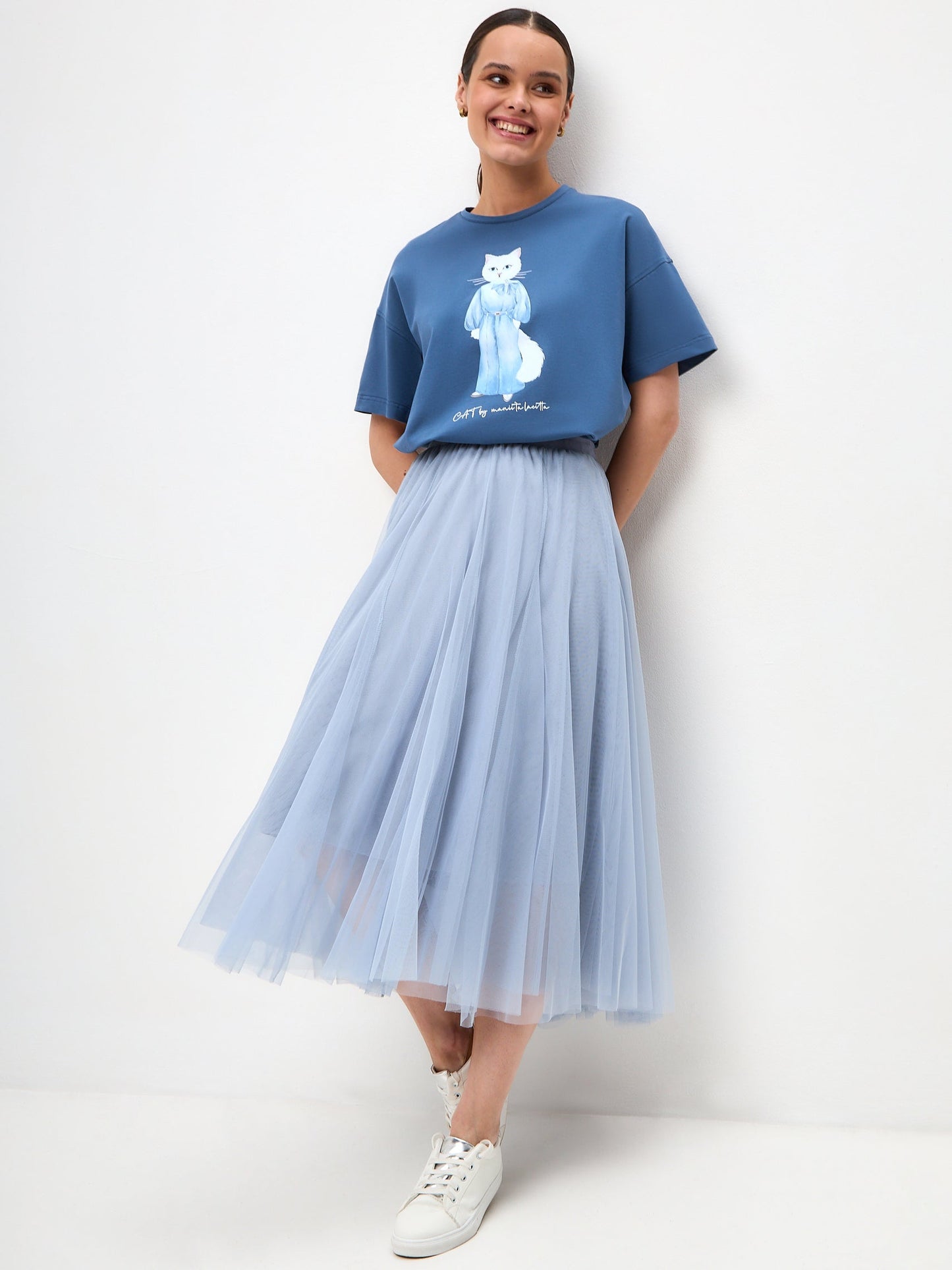 Blue Tulle skirt ROCKY - Maniita Lacitta