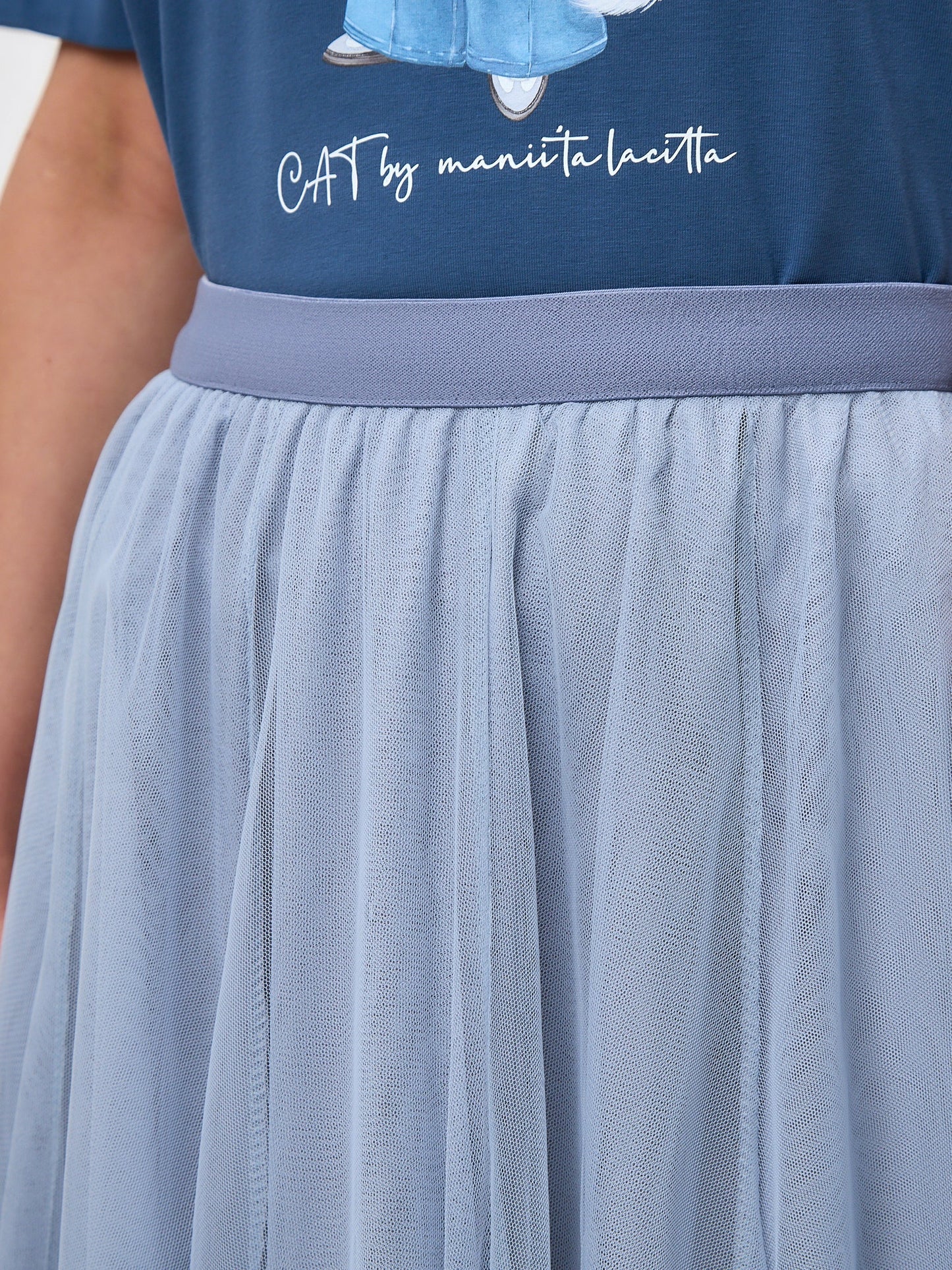 Blue Tulle skirt ROCKY - Maniita Lacitta