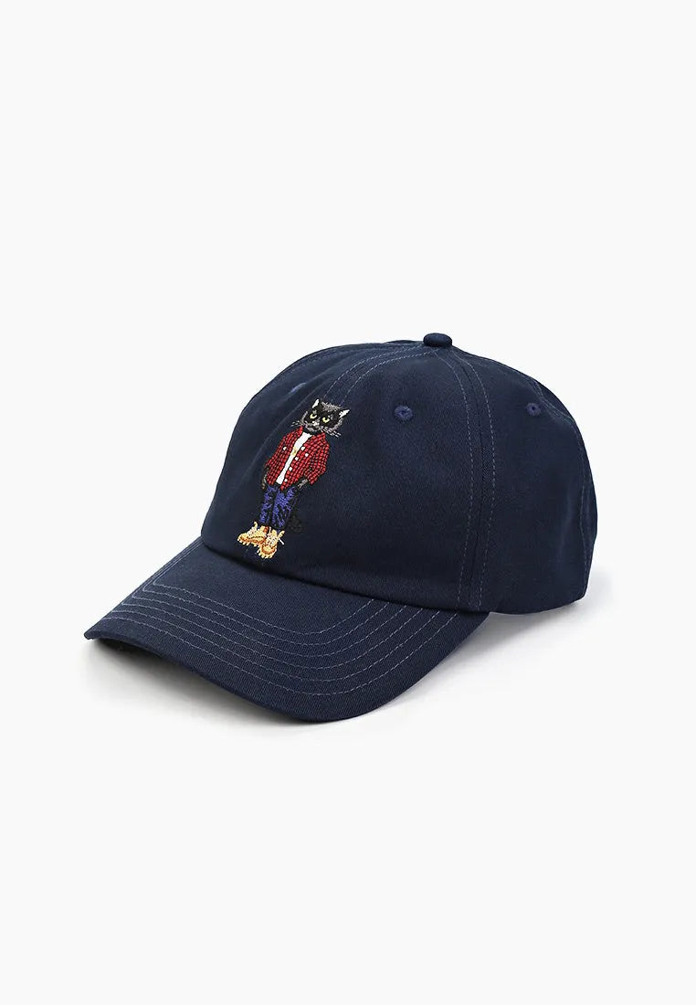 Cap navy with COUNTRY CAT - maniita lacitta