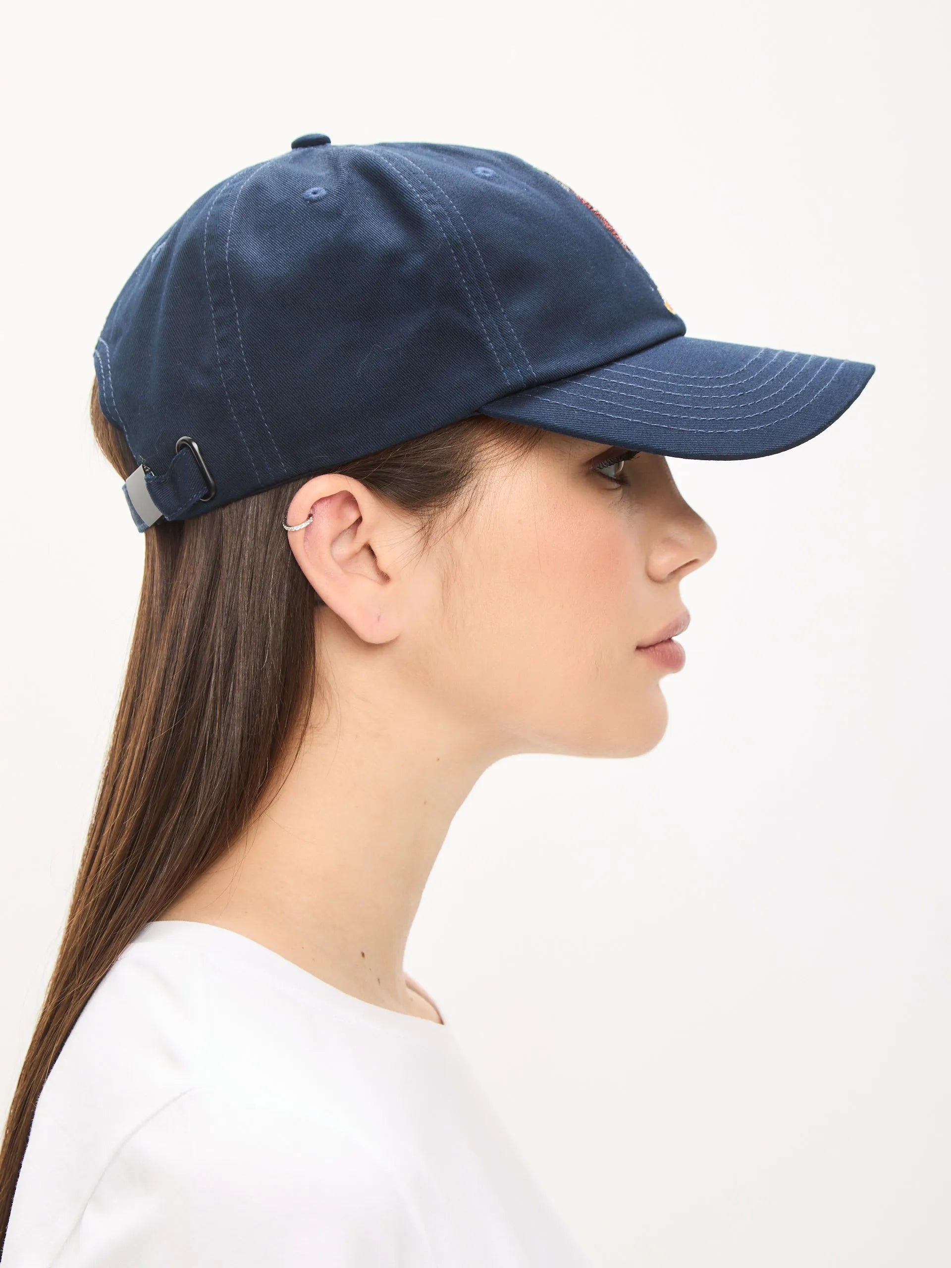 Cap navy with COUNTRY CAT - maniita lacitta