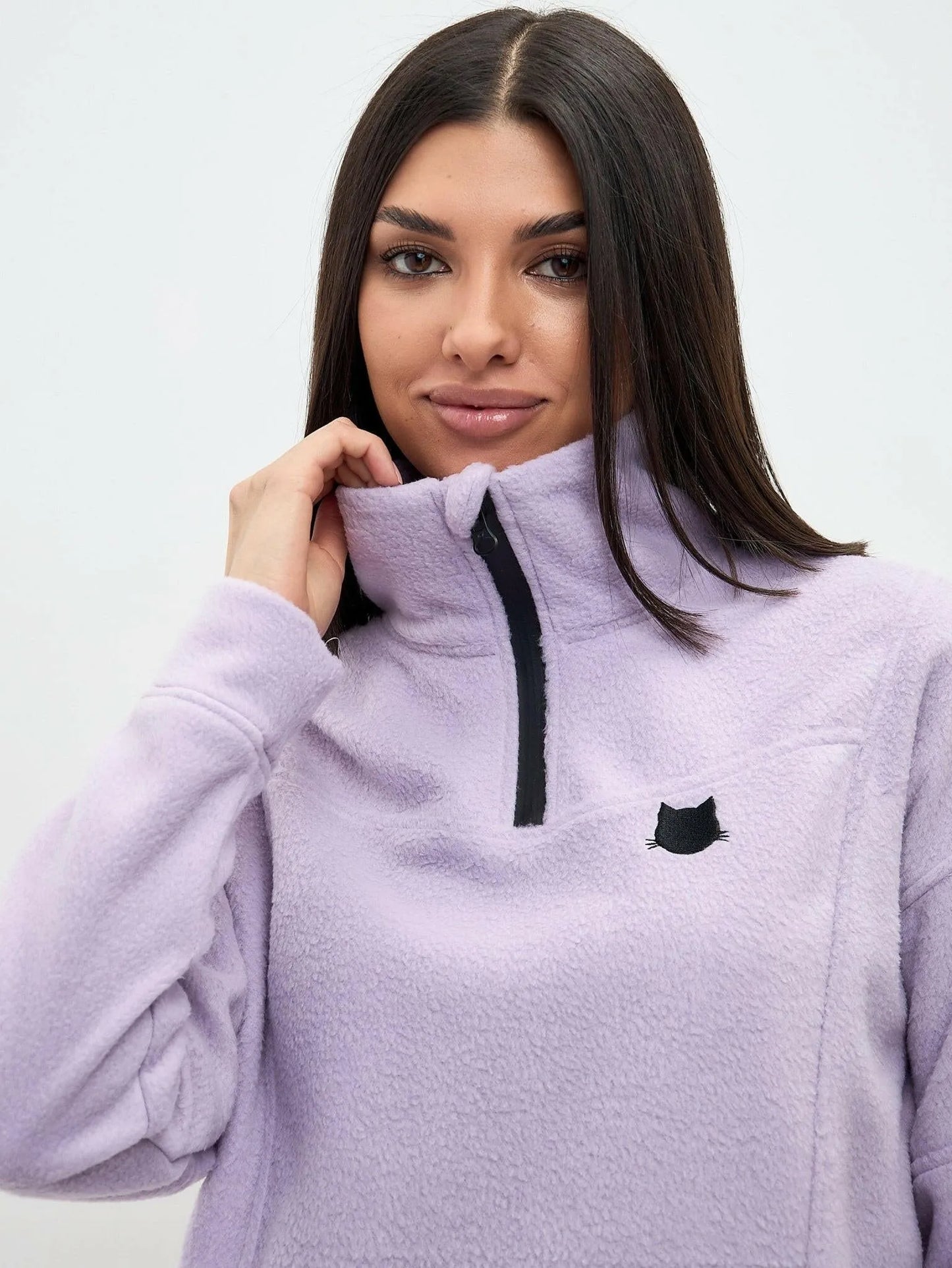 Fleece sweatshirt CATFLEES - Maniita Lacitta