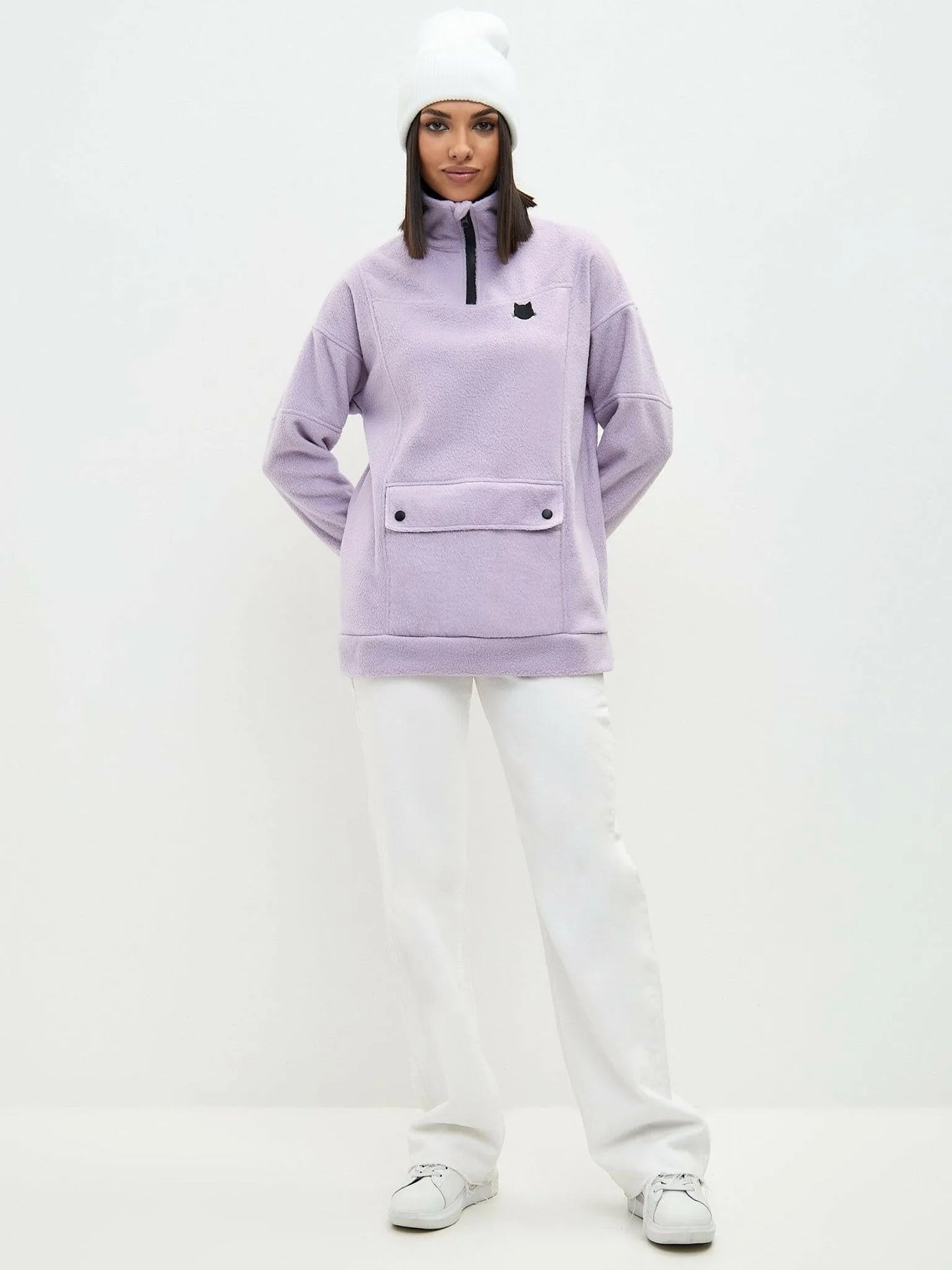 Fleece sweatshirt CATFLEES - Maniita Lacitta