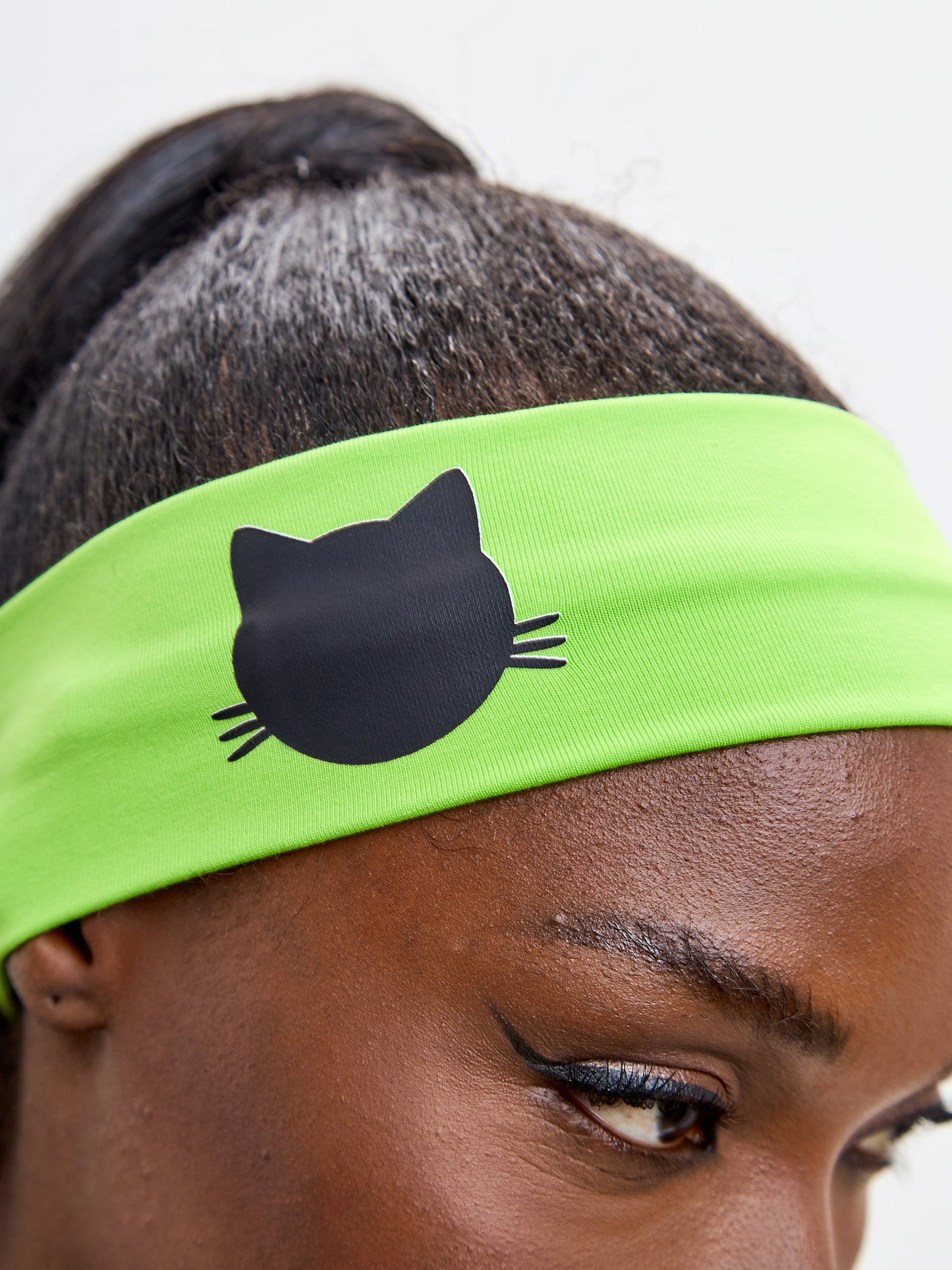 Green Headband with CAT - Maniita Lacitta