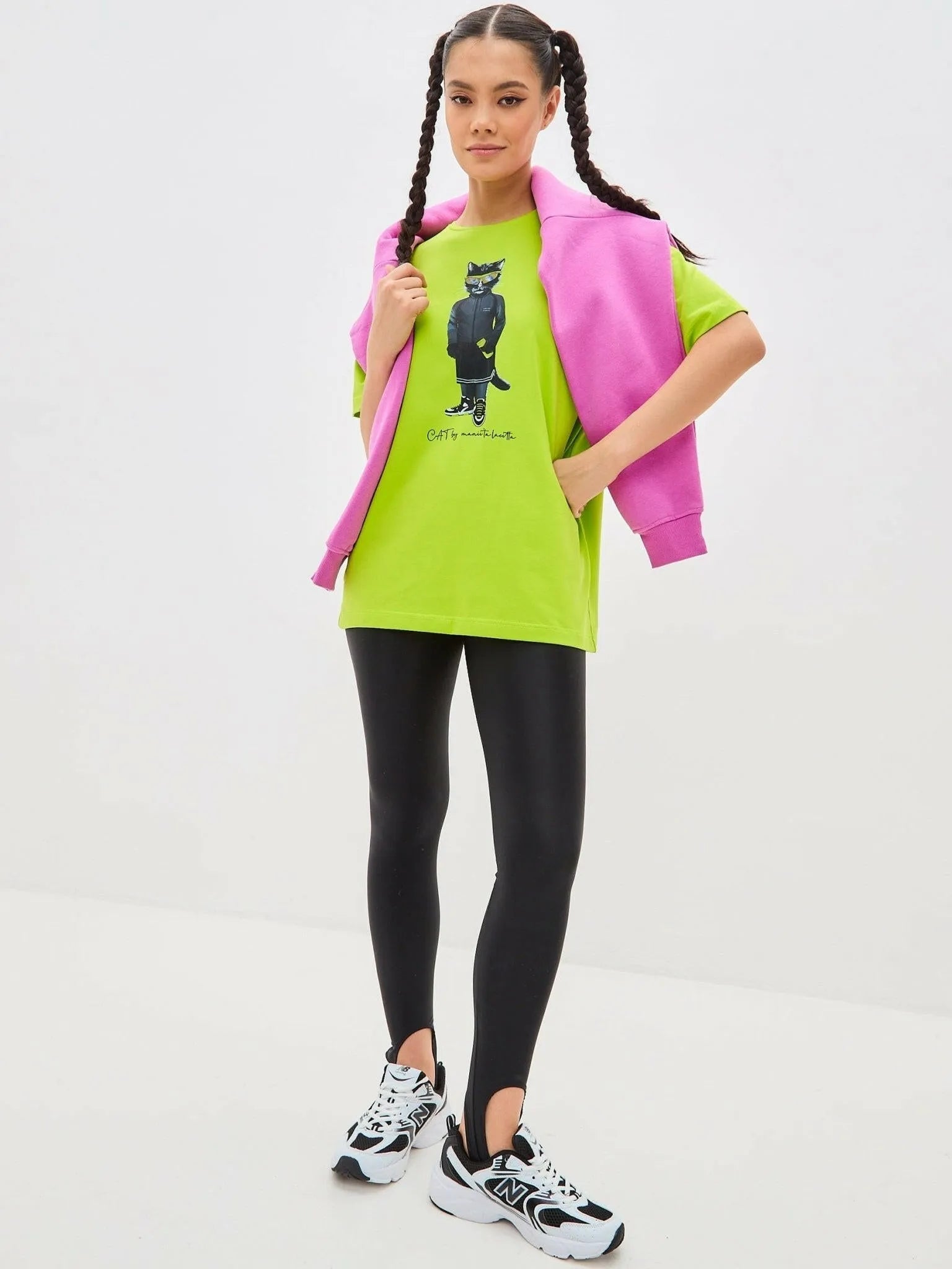 Printed t-shirt SPORT CAT - Maniita Lacitta