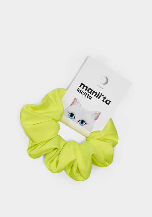 Green sport scrunchy - Maniita Lacitta