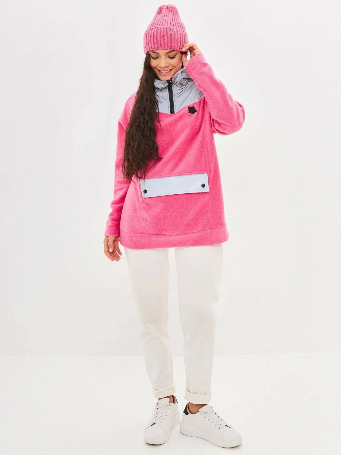 Fleece hoodie CATRAIN - Maniita Lacitta