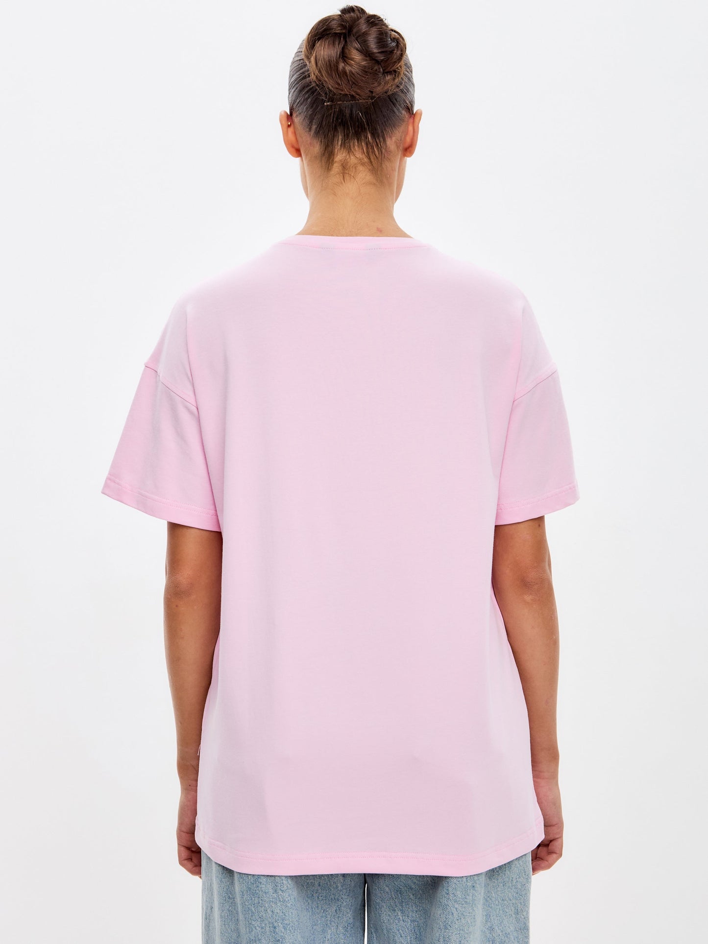 Pink Printed T-shirt MOTHER CAT - Maniita Lacitta