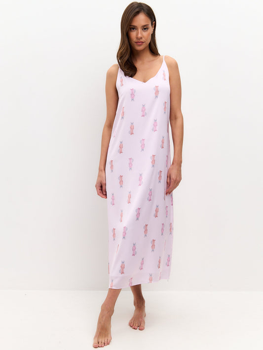 Pink silk loungewear - Maniita Lacitta