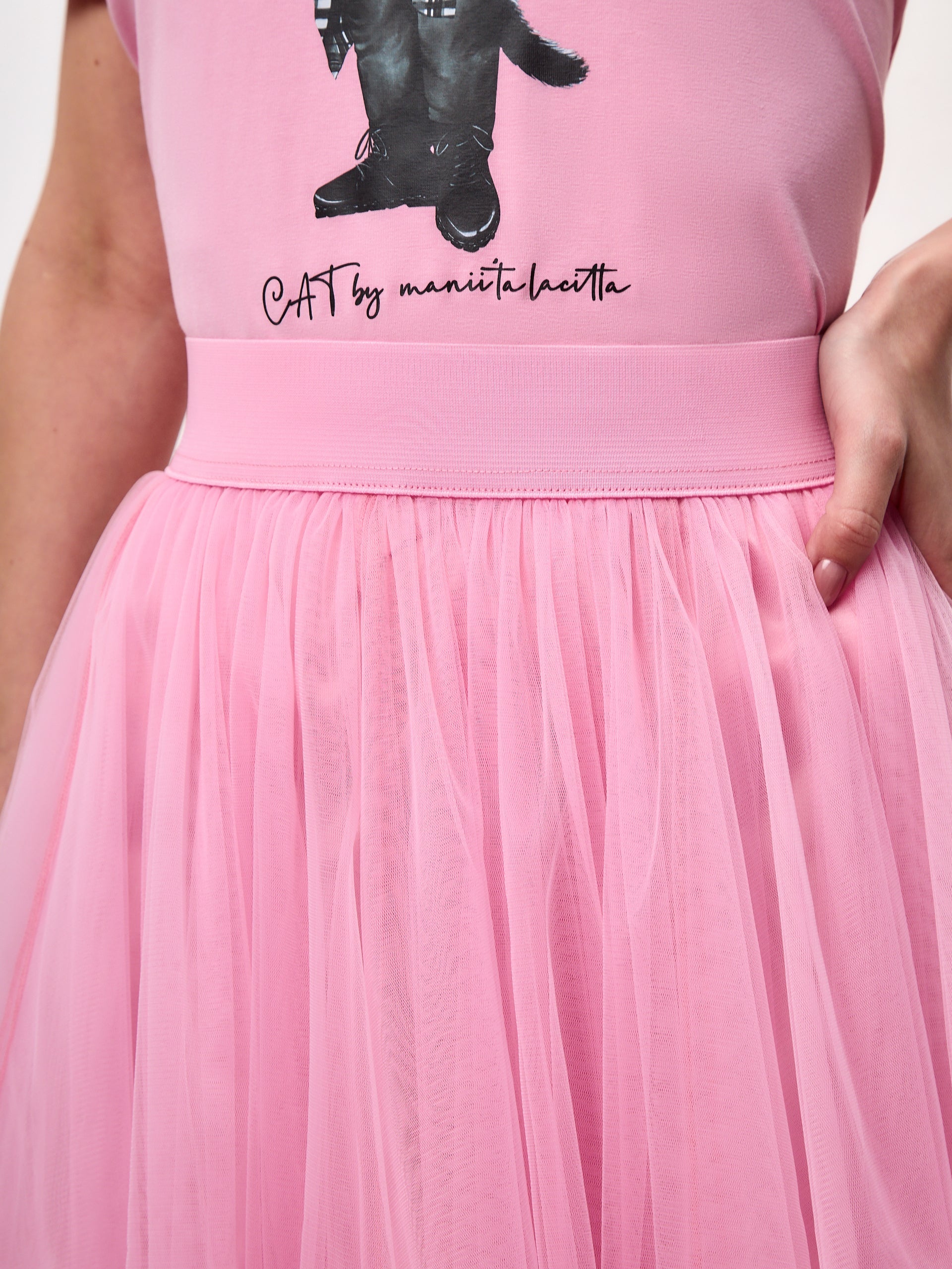 Pink tulle skirt Princess - Maniita Lacitta