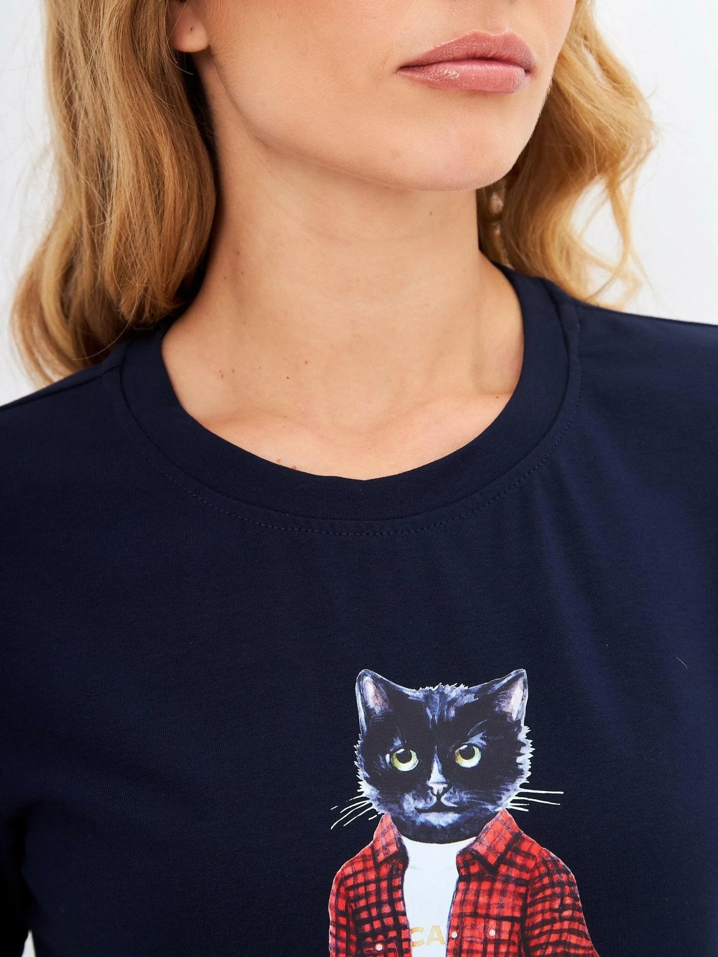 Printed T-shirt COUNTRY CAT - Maniita Lacitta