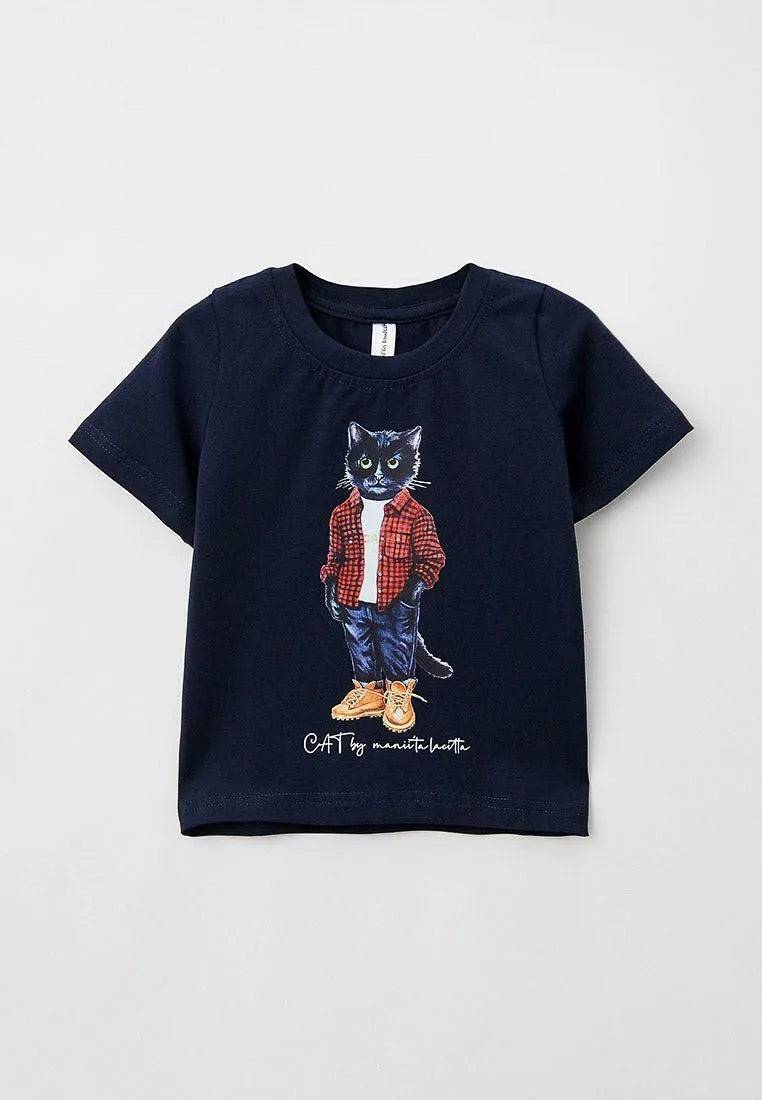 Printed T-shirt COUNTRY CAT - Maniita Lacitta