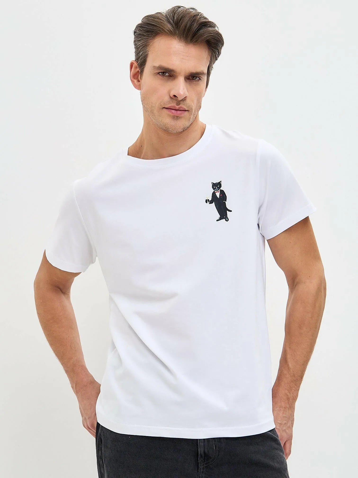 Printed T-shirt DANDY CAT - Maniita Lacitta