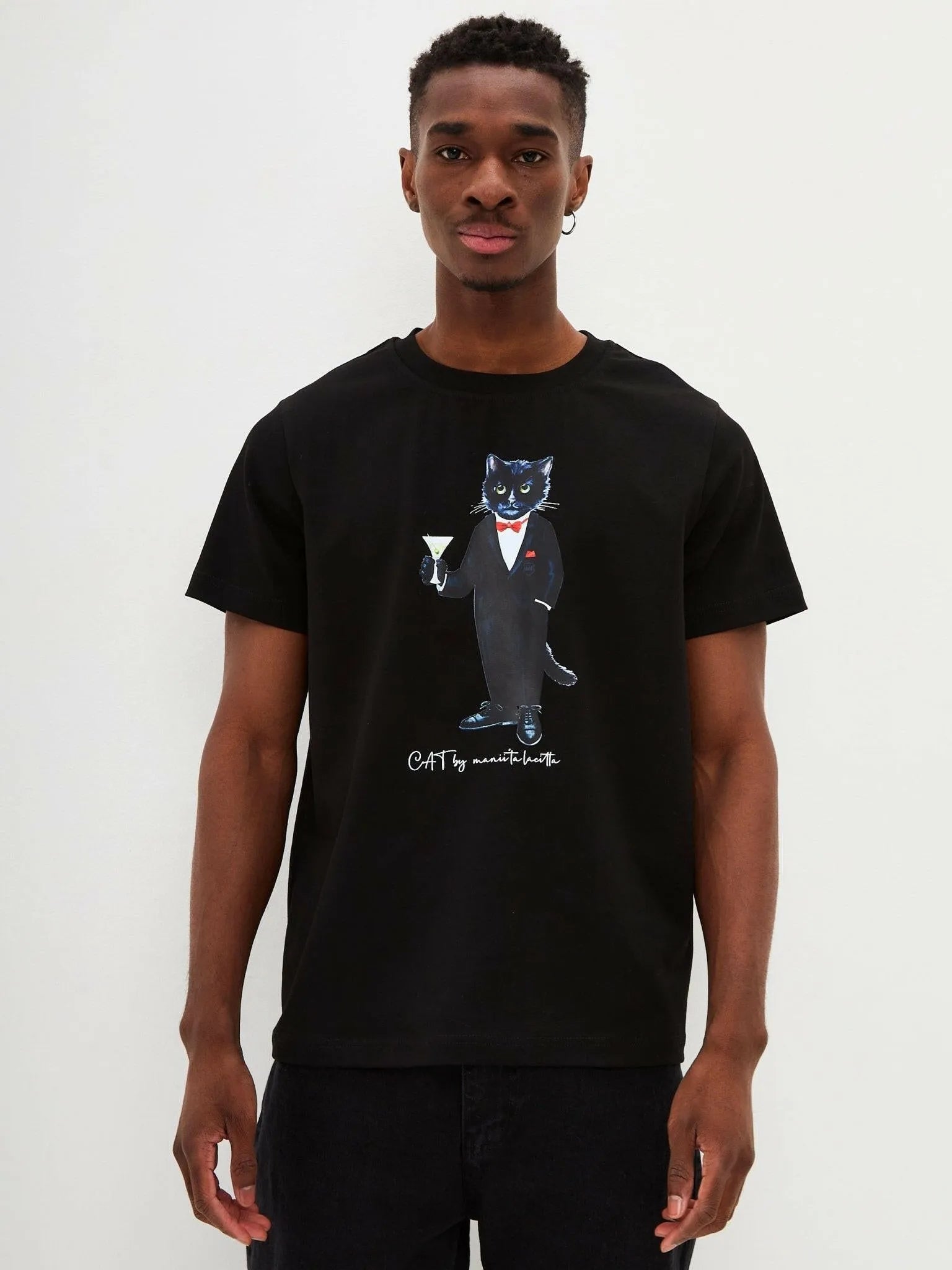 Printed T-shirt DANDY CAT - Maniita Lacitta