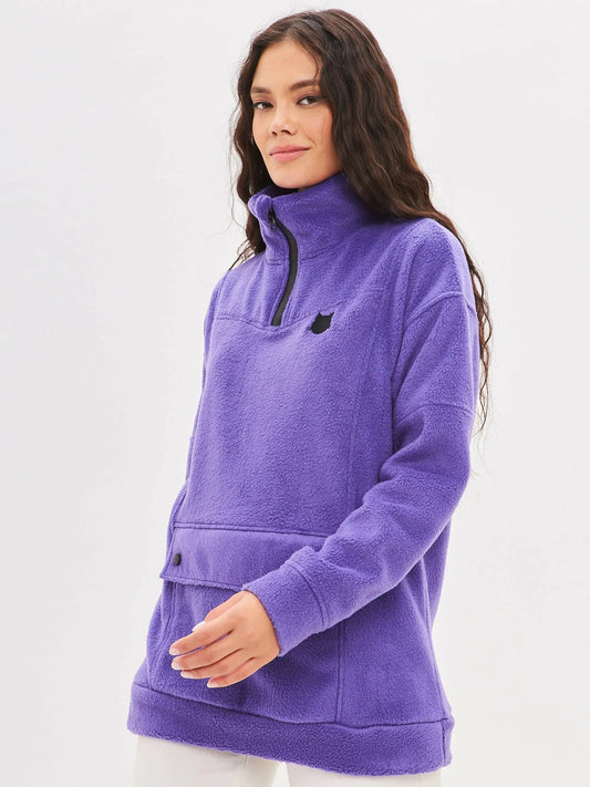 Fleece sweatshirt CATFLEES - Maniita Lacitta