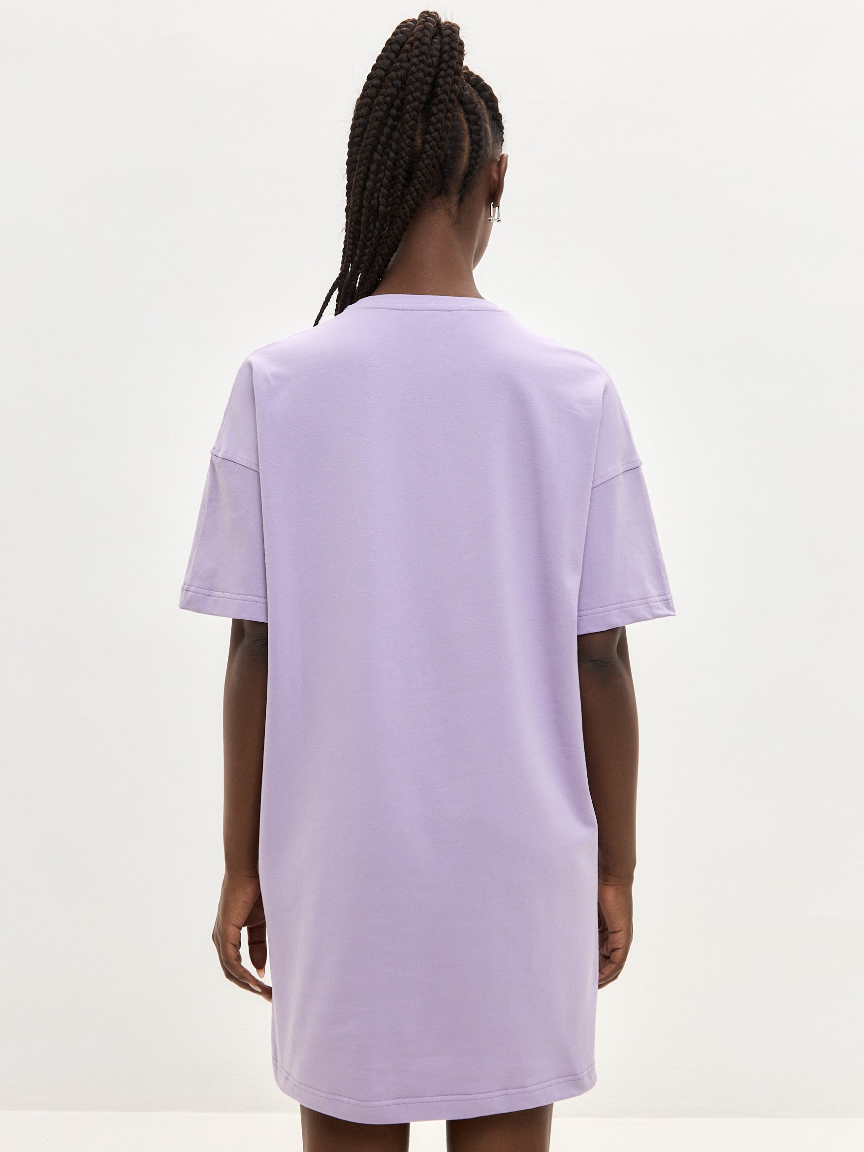 Purple Printed oversized T-shirt SPA CAT - Maniita Lacitta