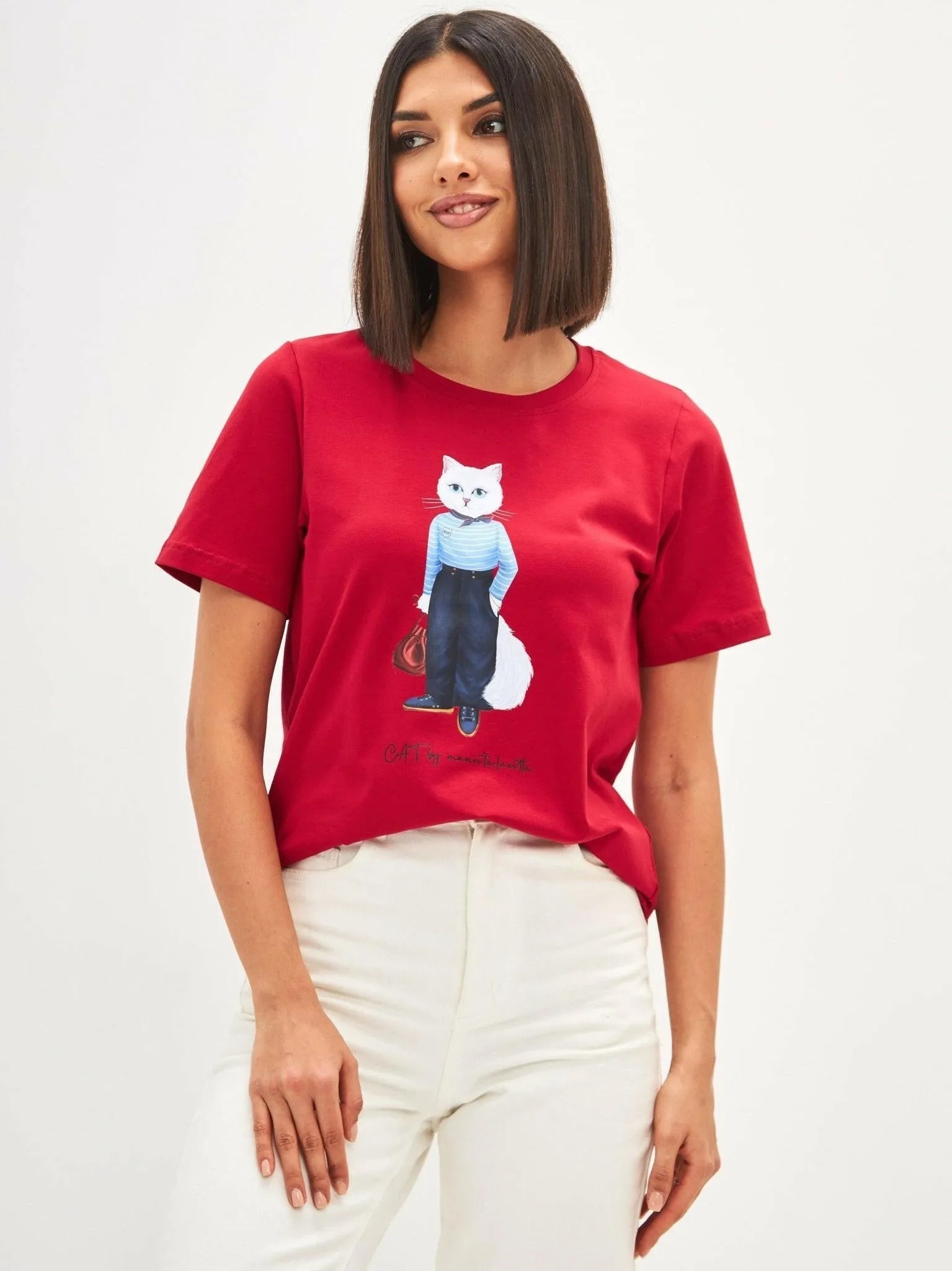 Printed T-shirt MARINER CAT - Maniita Lacitta