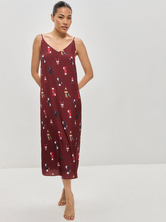 Red silk loungewear - Maniita Lacitta