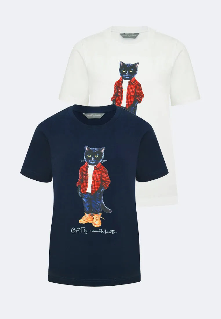 Set of Printed T-shirts COUNTRY CAT - maniita lacitta