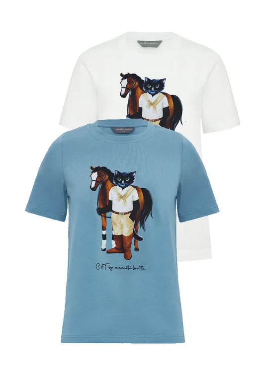 Set of Printed T-shirts RIDER CAT - maniita lacitta