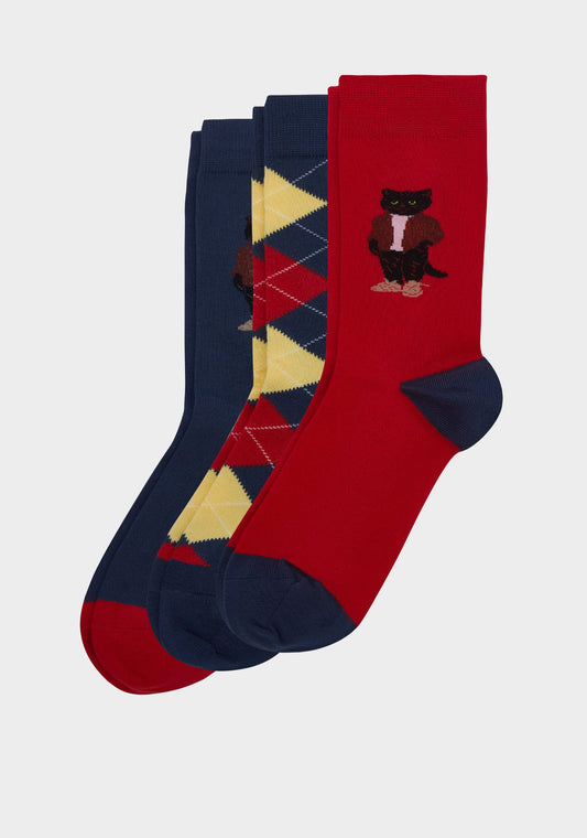 Set of socks COUNTRY CAT - Maniita Lacitta