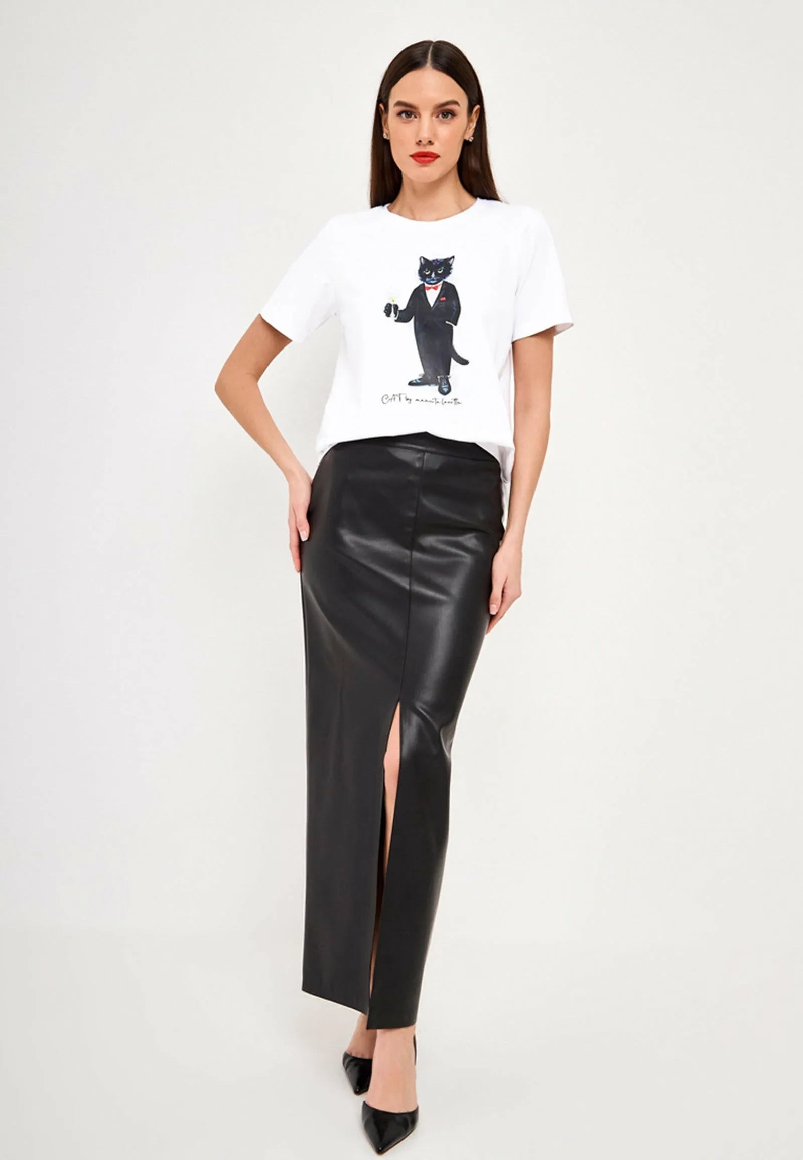 Printed T-shirt DANDY CAT - Maniita Lacitta